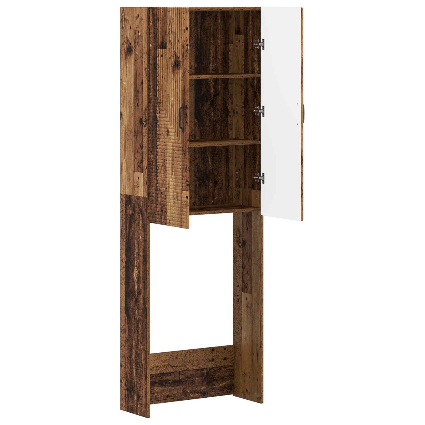WC Szekrény HAARLEM Antik Fa 66 x 25,5 x 190 cm Szerelt Fa