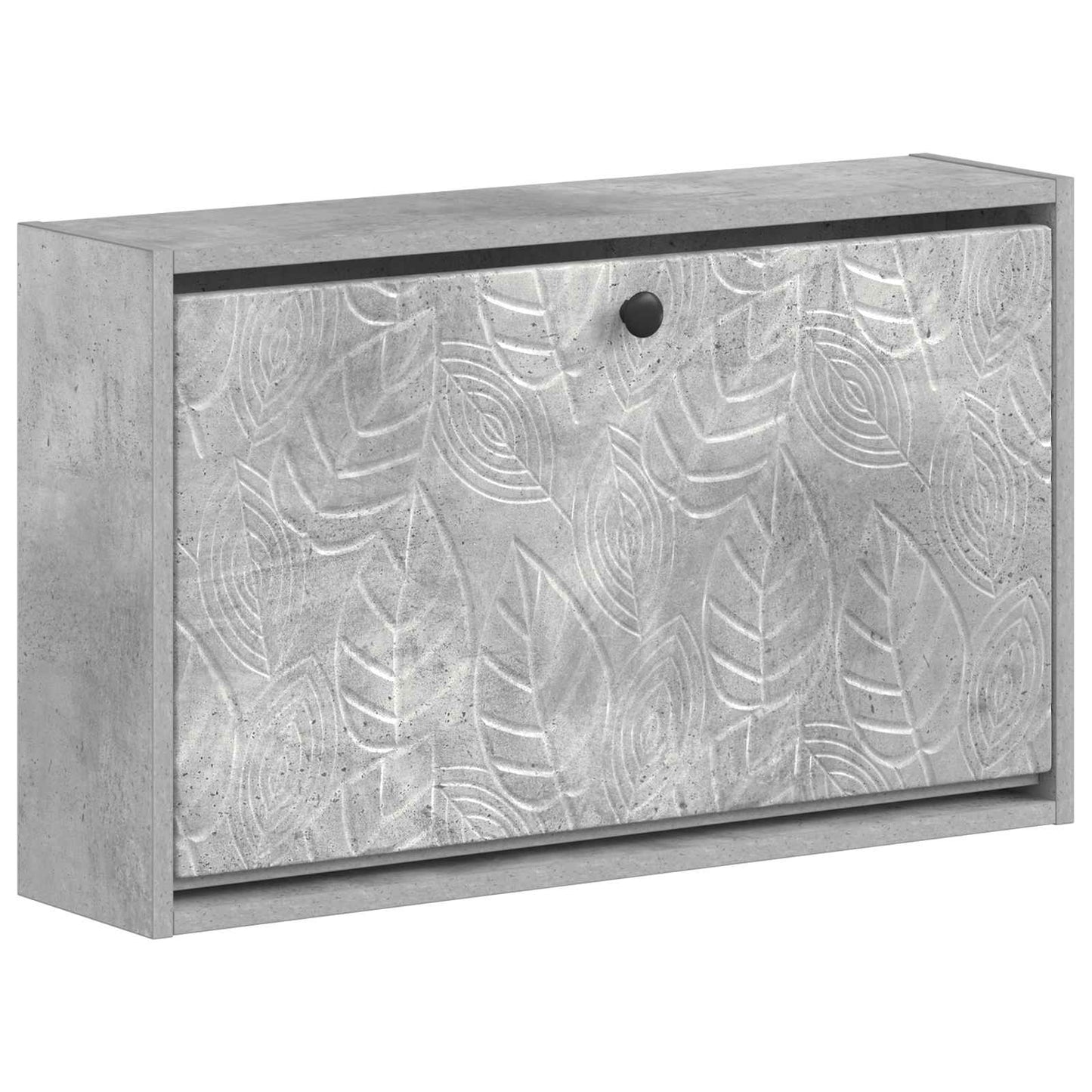 Fali Cipőtartó DELFT 71 x 17 x 43 cm Szerelt Fa Betonszürke