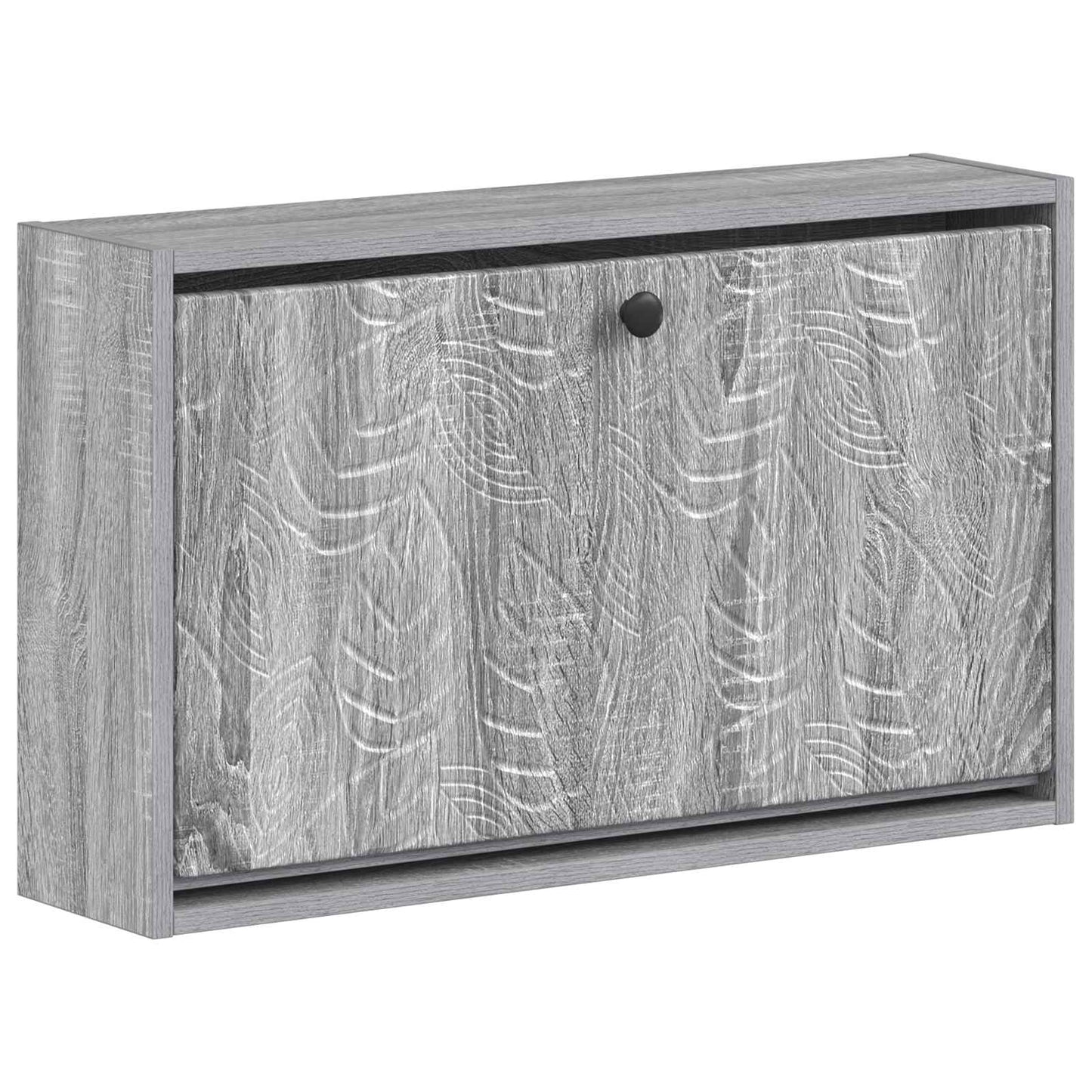 Fali Cipőtartó DELFT 71 x 17 x 43 cm Szerelt Fa Szürke Sonoma