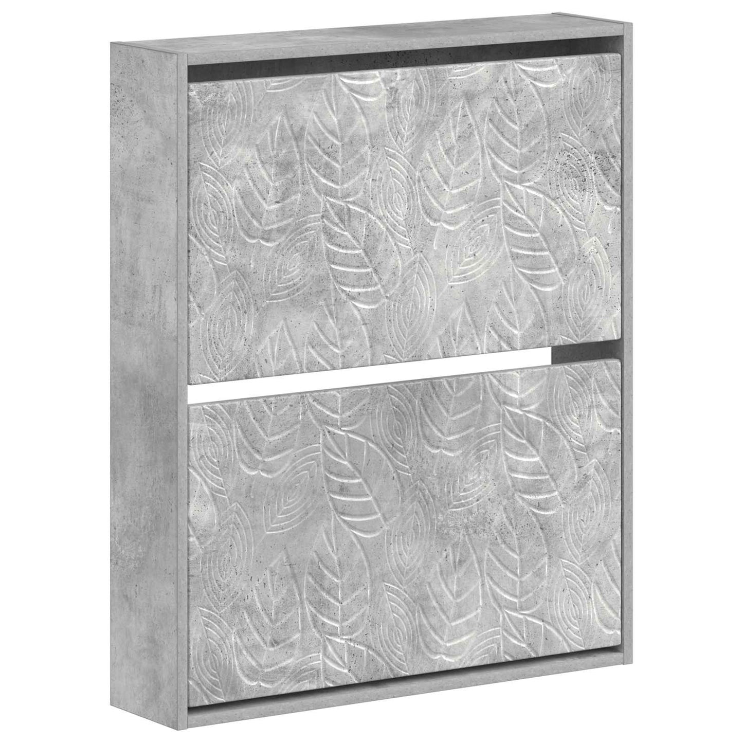 Fali Cipőtartó DELFT 71 x 17 x 86 cm Szerelt Fa Betonszürke