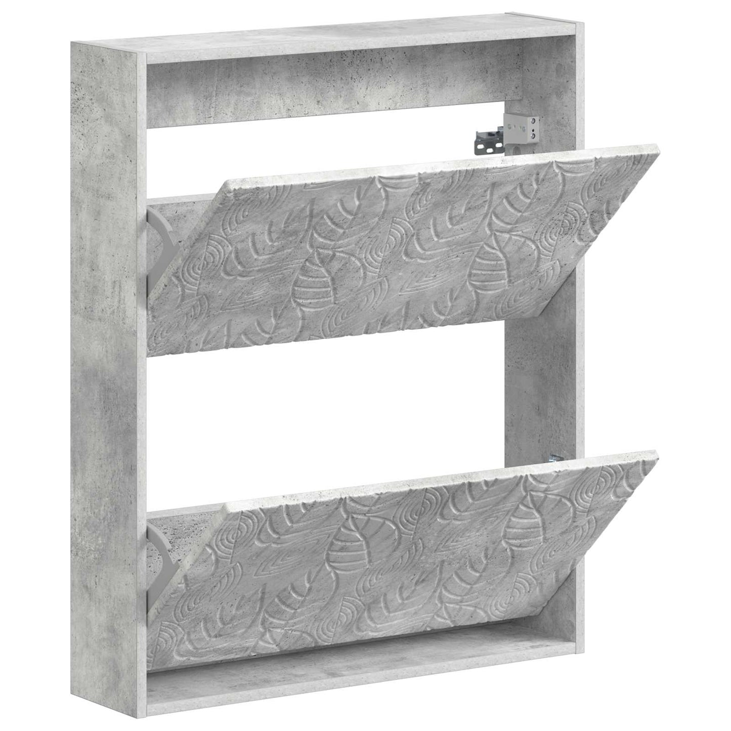 Fali Cipőtartó DELFT 71 x 17 x 86 cm Szerelt Fa Betonszürke
