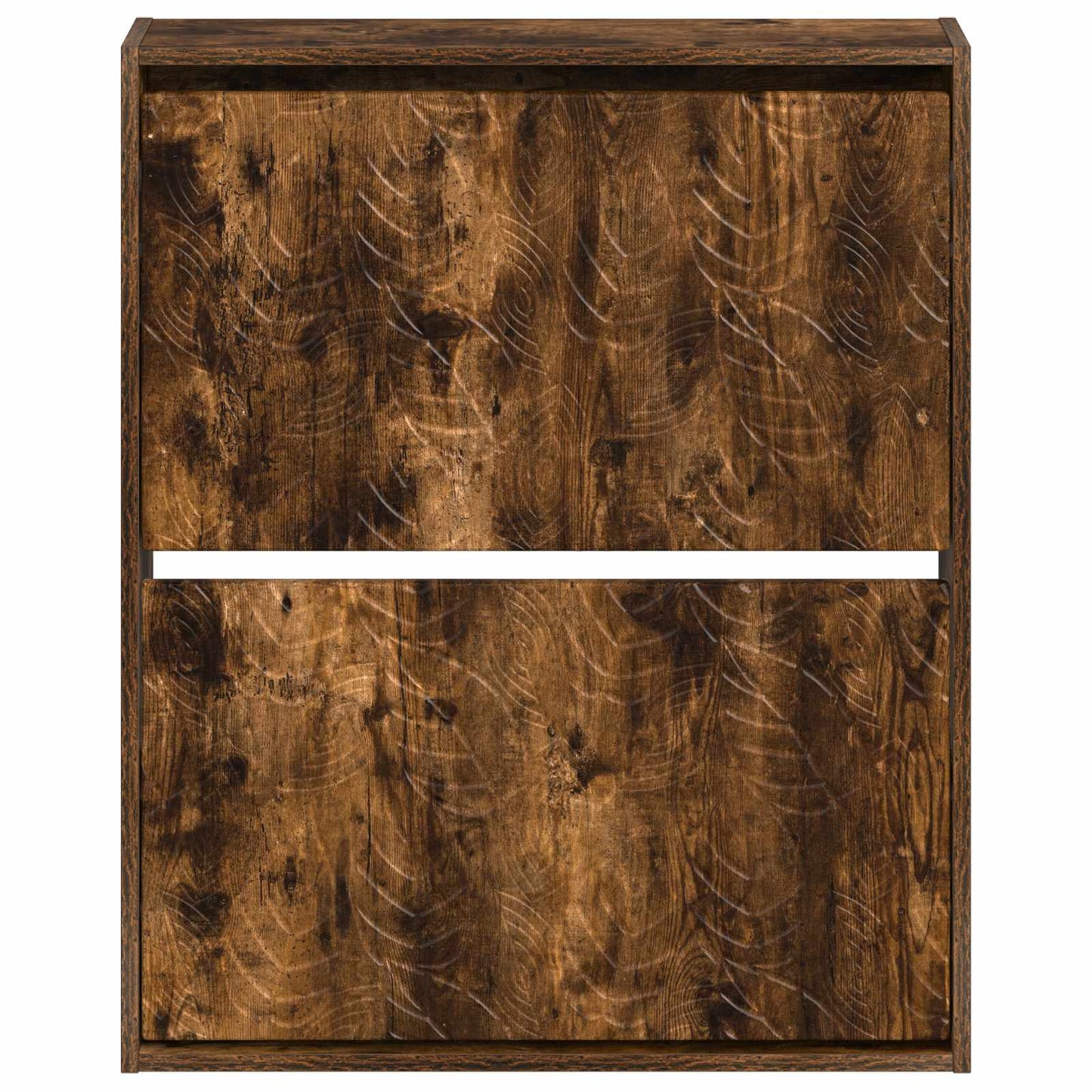 Fali Cipőtartó DELFT 71 x 17 x 86 cm Szerelt Fa Füstös Tölgy