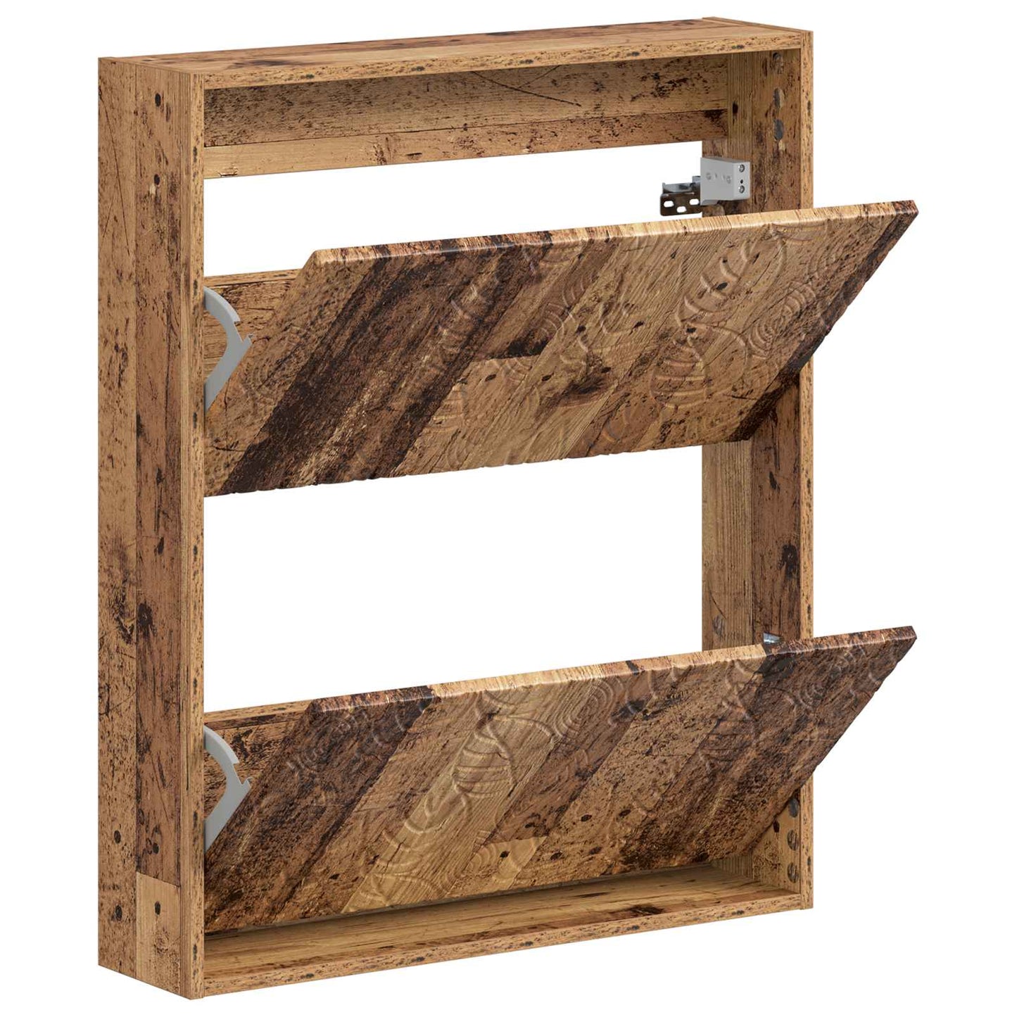 Fali Cipőtartó DELFT 71 x 17 x 86 cm Szerelt Fa Antik Fa