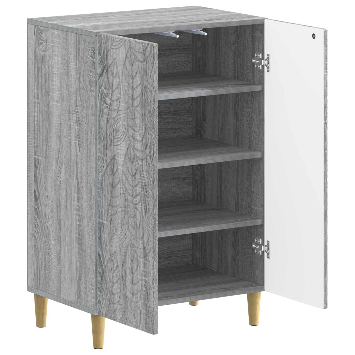 Cipőszekrény DELFT 59,5 x 39,5 x 90 cm Szerelt Fa Szürke Sonoma