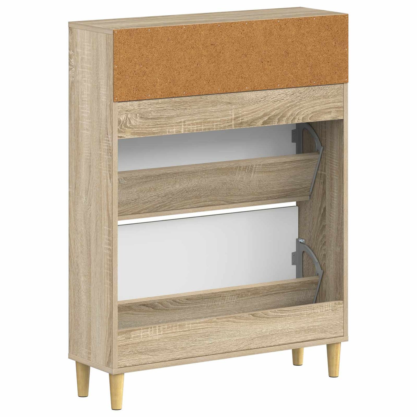 Cipőszekrény DELFT 78 x 24 x 103 cm Szerelt Fa Sonoma Tölgy