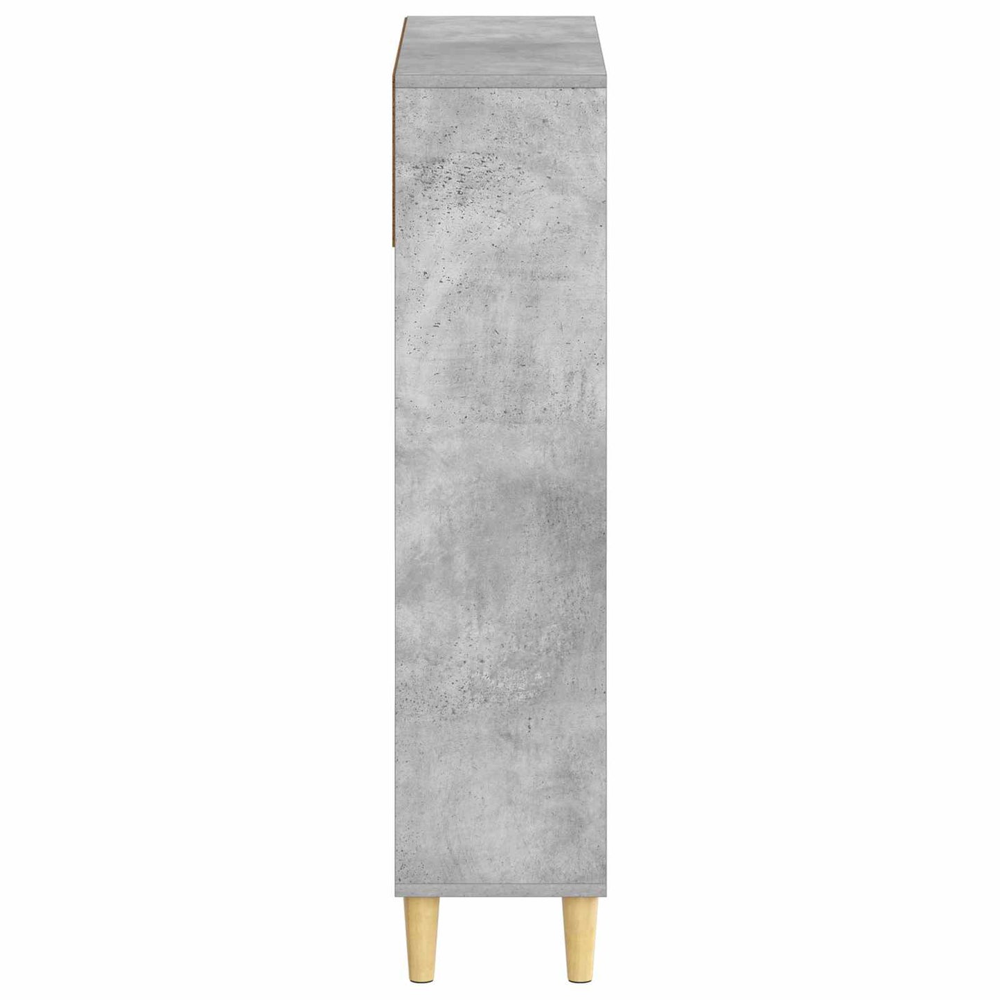 Cipőszekrény DELFT 78 x 24 x 103 cm Szerelt Fa Betonszürke