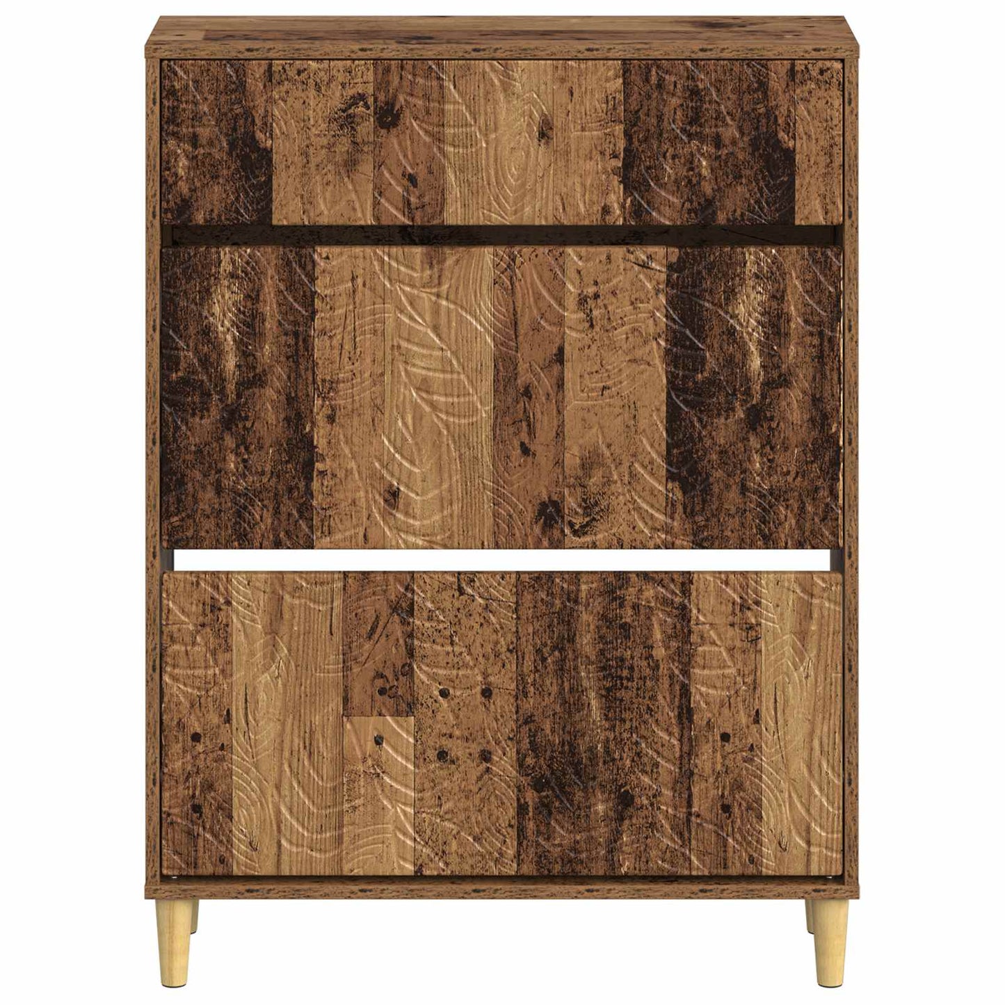 Cipőszekrény DELFT 78 x 24 x 103 cm Szerelt Fa Antik Fa