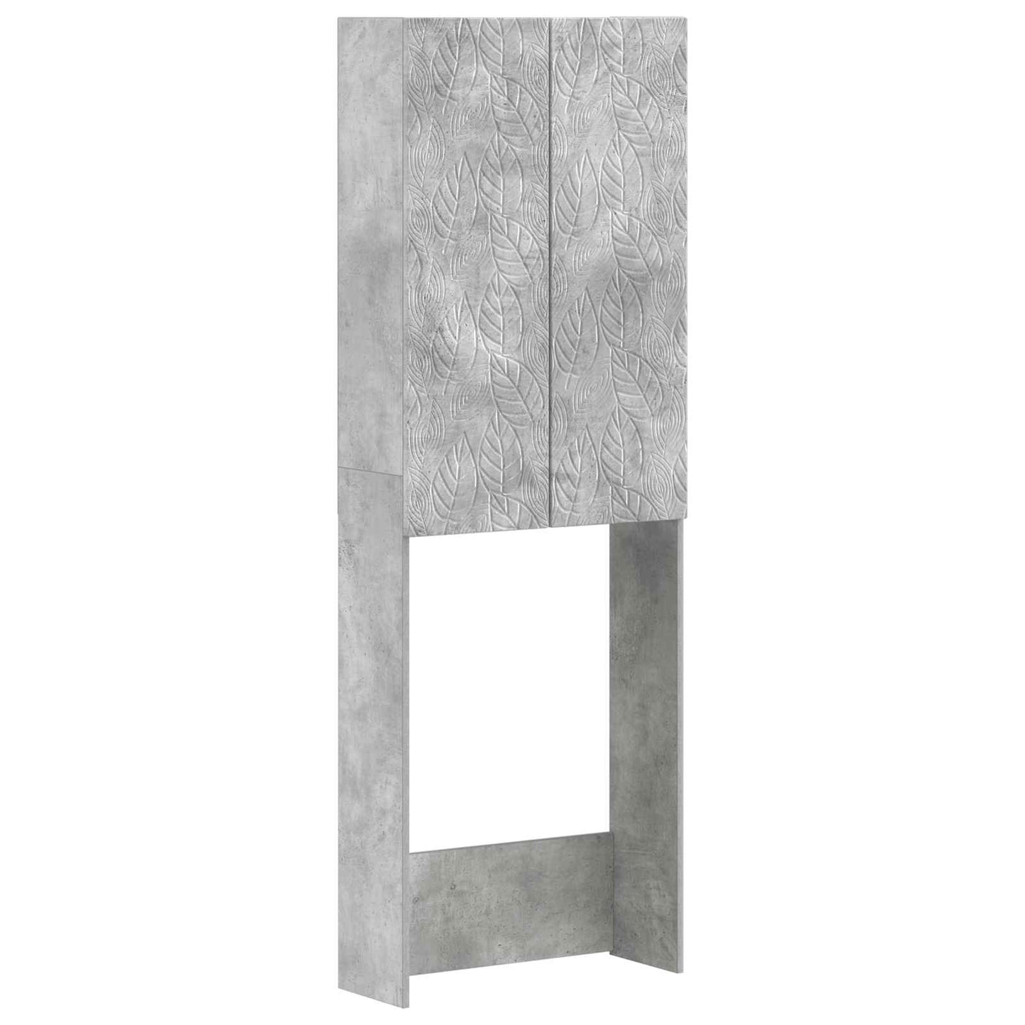 WC Szekrény DELFT Betonszürke 66 x 25,5 x 190 cm Szerelt Fa