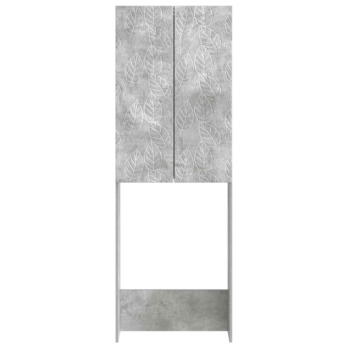 WC Szekrény DELFT Betonszürke 66 x 25,5 x 190 cm Szerelt Fa
