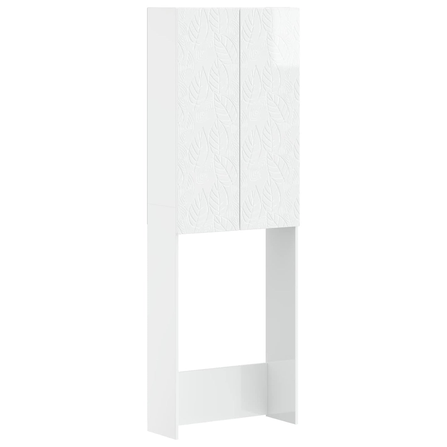 WC Szekrény DELFT Magasfényű Fehér 66 x 25,5 x 190 cm