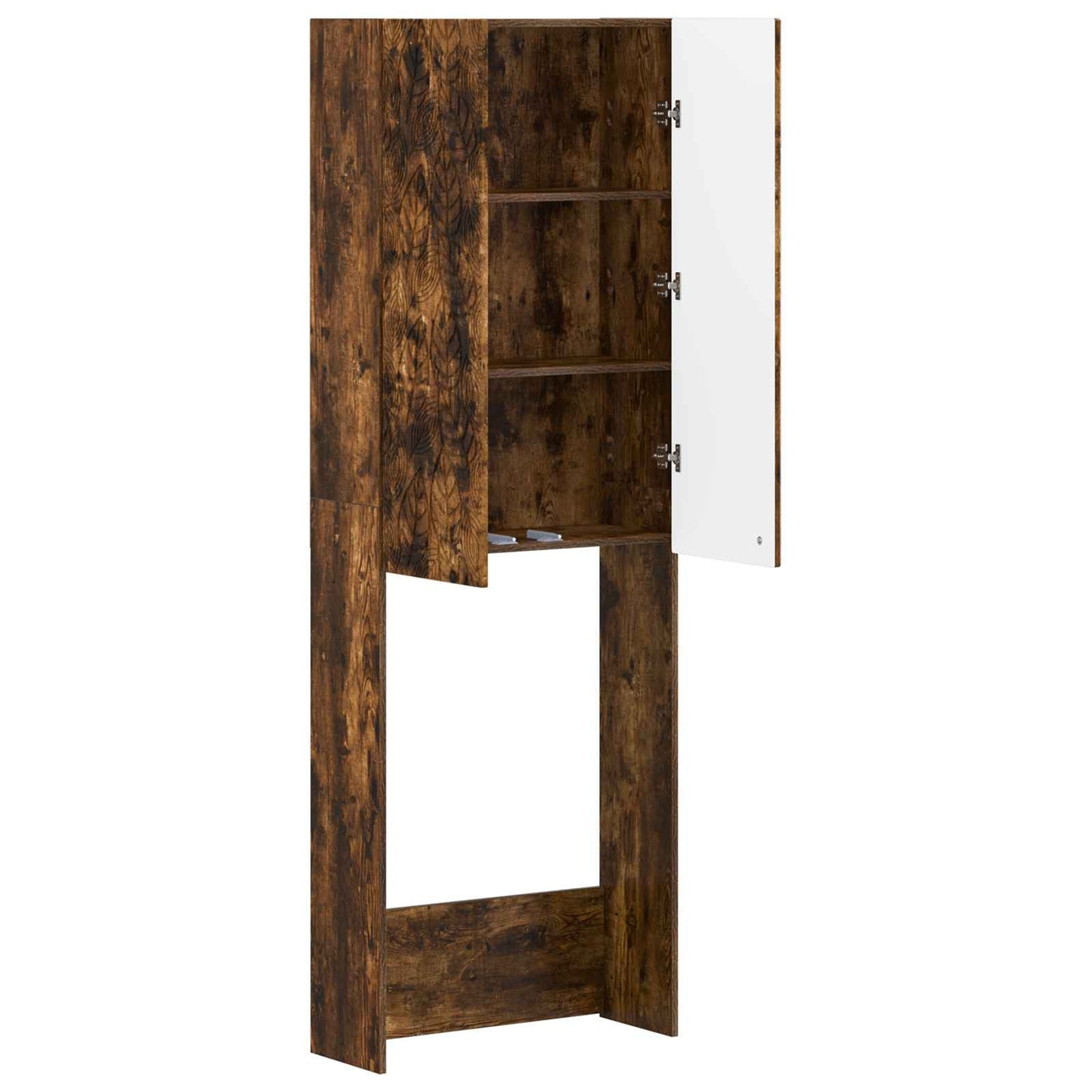 WC Szekrény DELFT Füstös Tölgy 66 x 25,5 x 190 cm Szerelt Fa