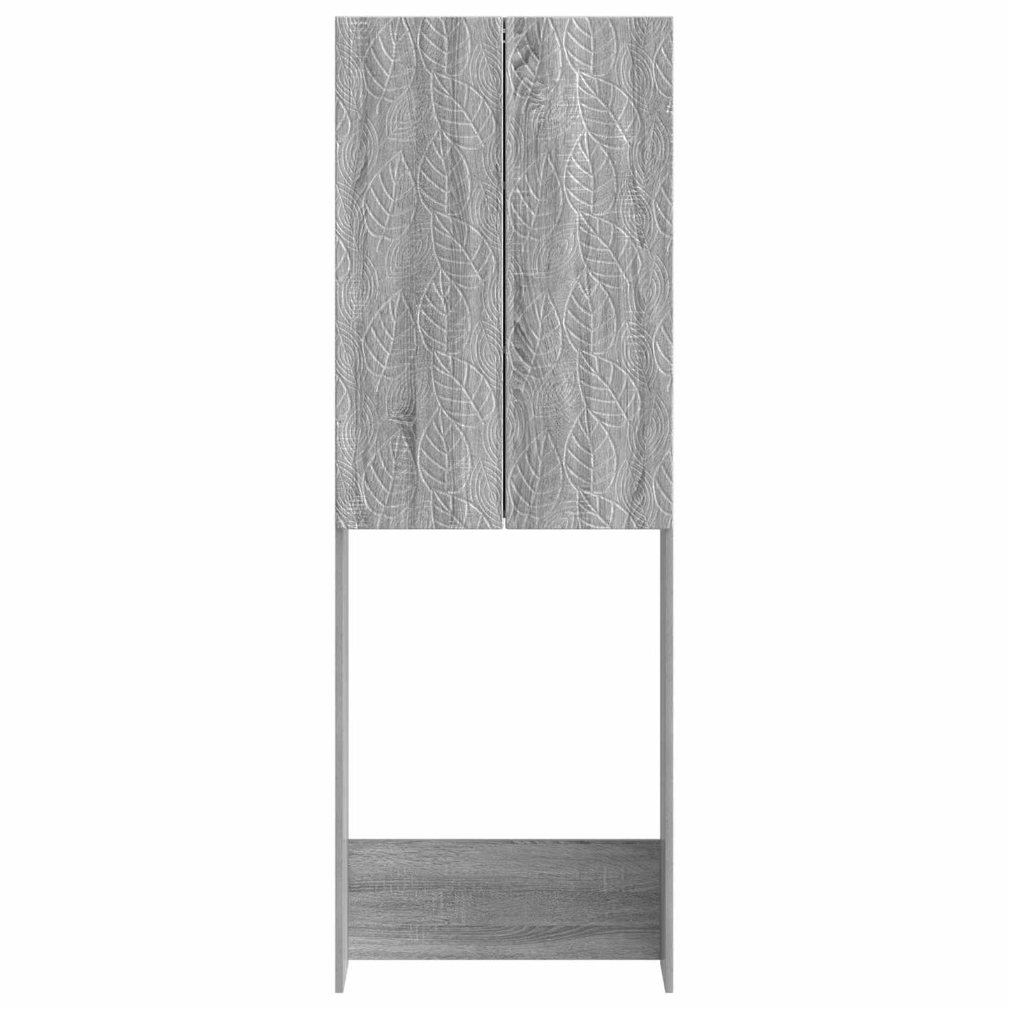 WC Szekrény DELFT Szürke Sonoma 66 x 25,5 x 190 cm Szerelt Fa