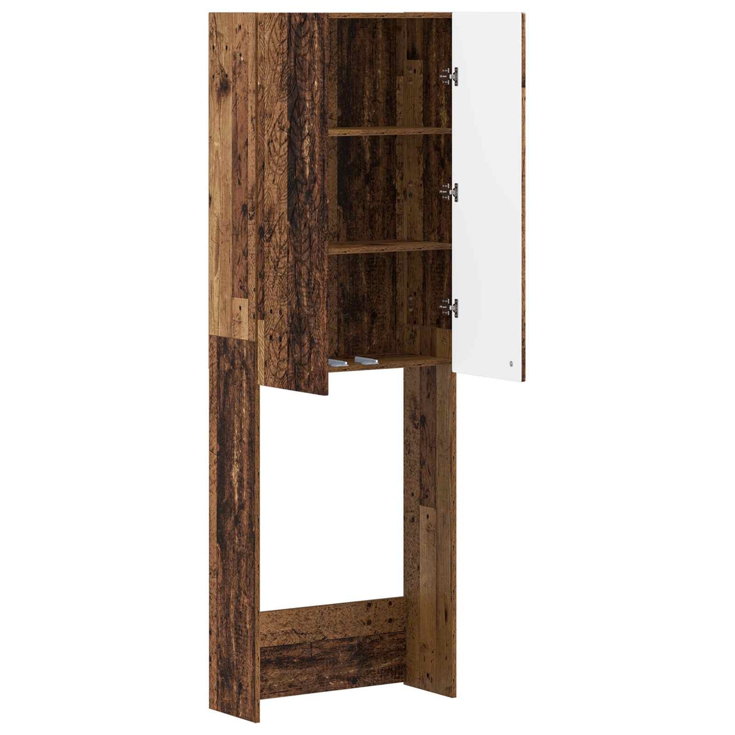 WC Szekrény DELFT Antik Fa 66 x 25,5 x 190 cm Szerelt Fa