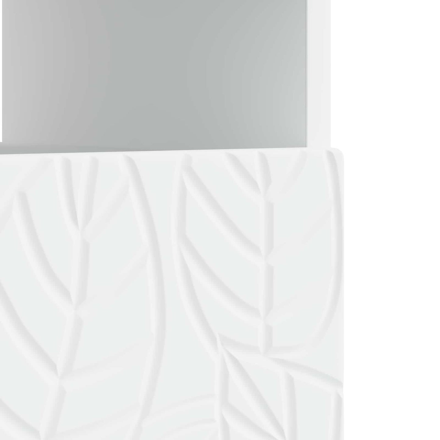 LED TV szekrény Fehér Szerelt Fa