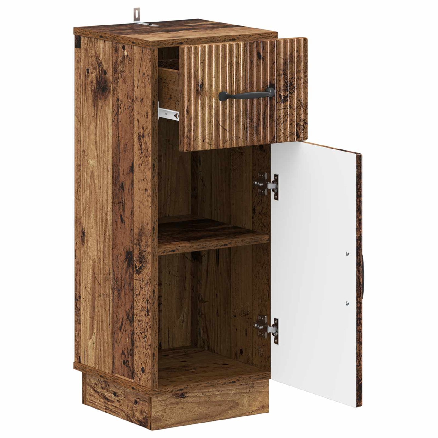 Fürdőszoba Tároló Szekrény HOORN Antik Fa 30 x 31 x 77 cm