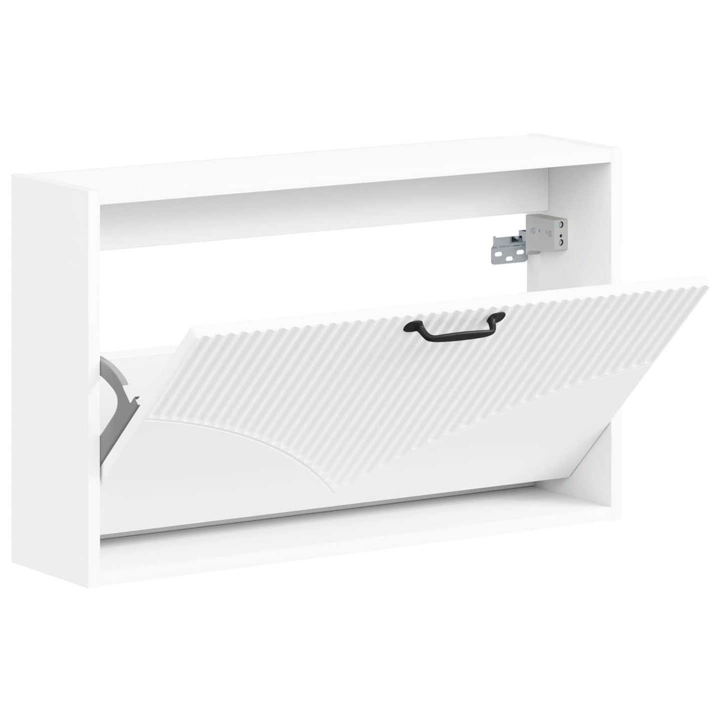 Fali Cipőtartó HOORN 71 x 17 x 43 cm Szerelt Fa Fehér