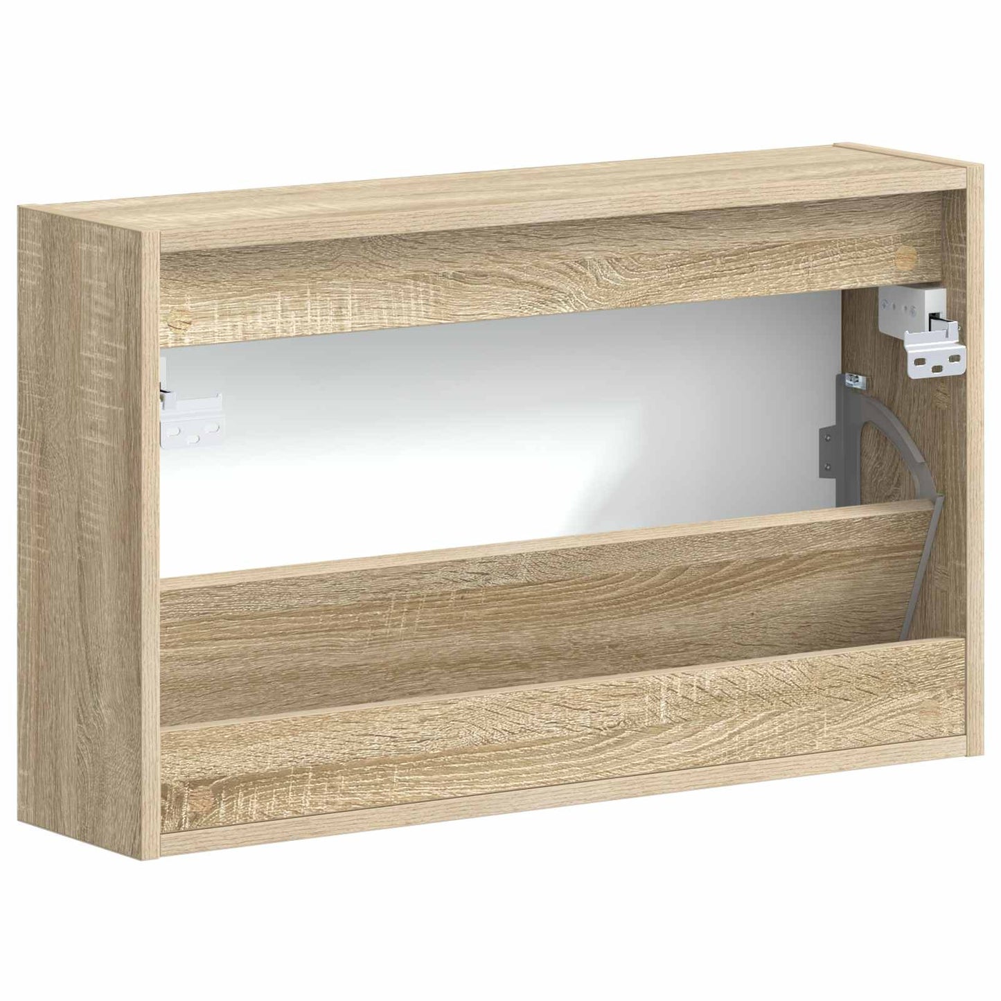Fali Cipőtartó HOORN 71 x 17 x 43 cm Szerelt Fa Sonoma Tölgy