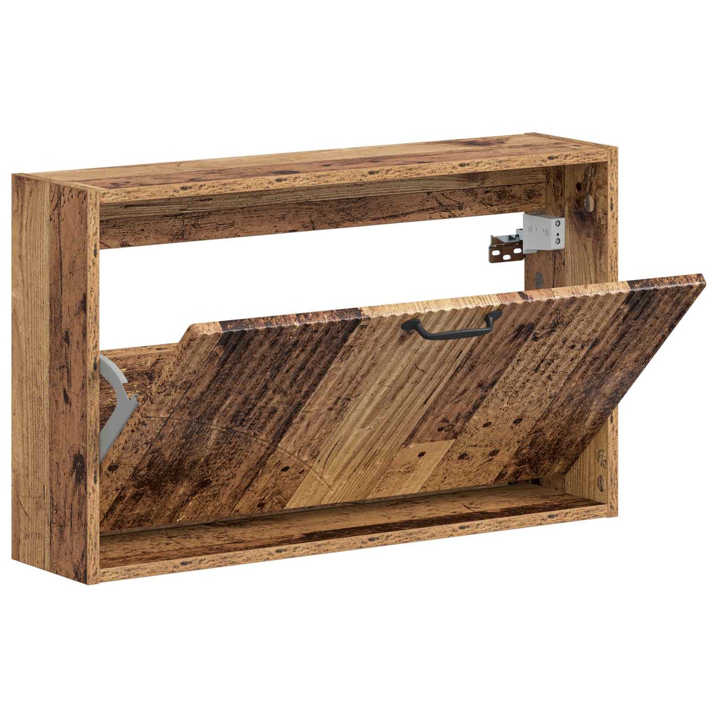 Fali Cipőtartó HOORN 71 x 17 x 43 cm Szerelt Fa Antik Fa