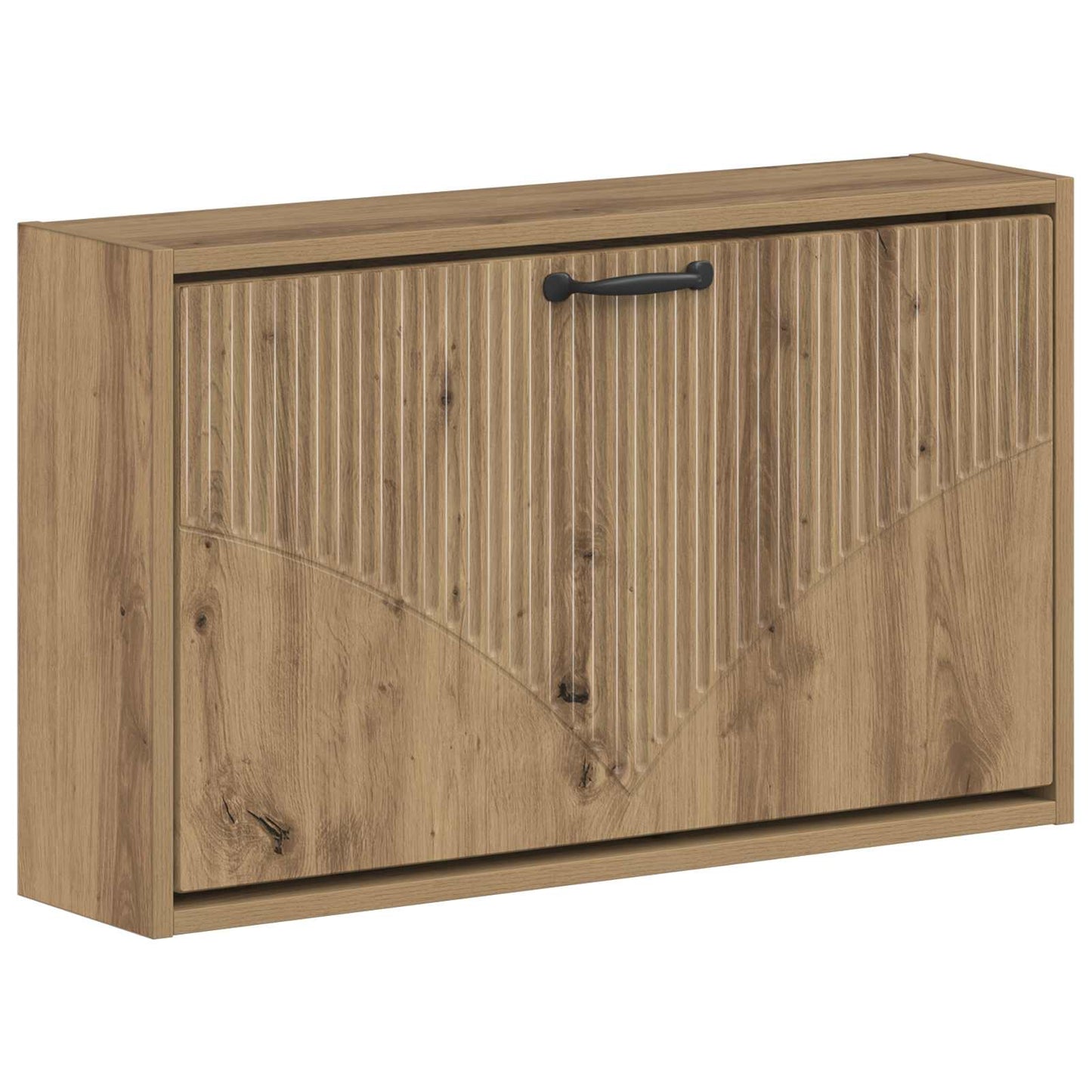 Fali Cipőtartó HOORN 71 x 17 x 43 cm Szerelt Fa Kézműves Tölgy