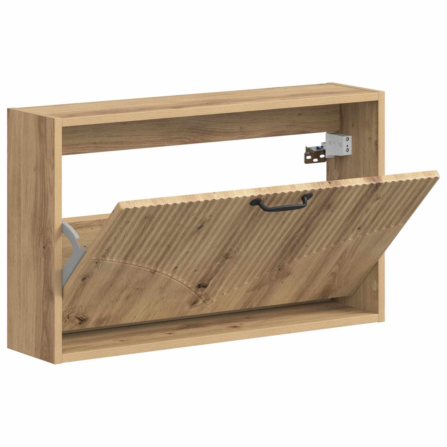 Fali Cipőtartó HOORN 71 x 17 x 43 cm Szerelt Fa Kézműves Tölgy