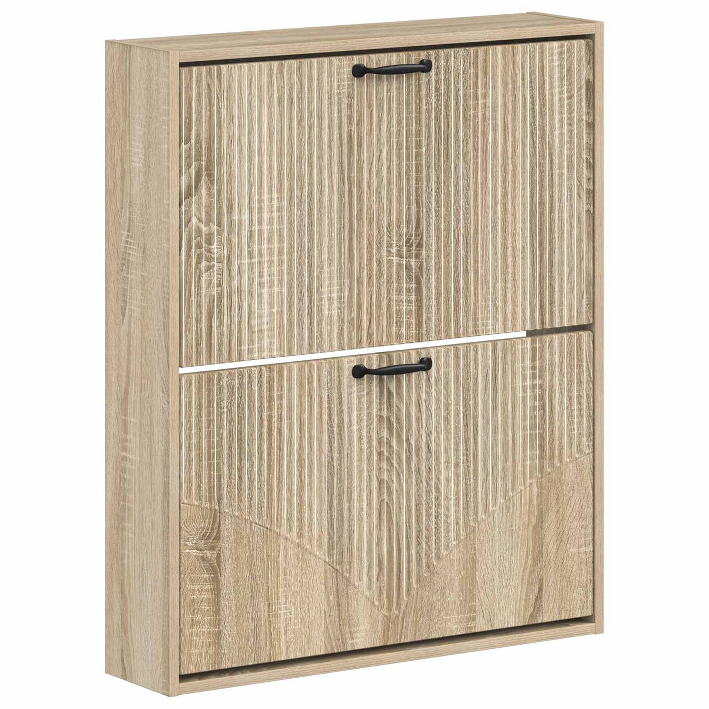 Fali Cipőtartó HOORN 71 x 17 x 86 cm Szerelt Fa Sonoma Tölgy