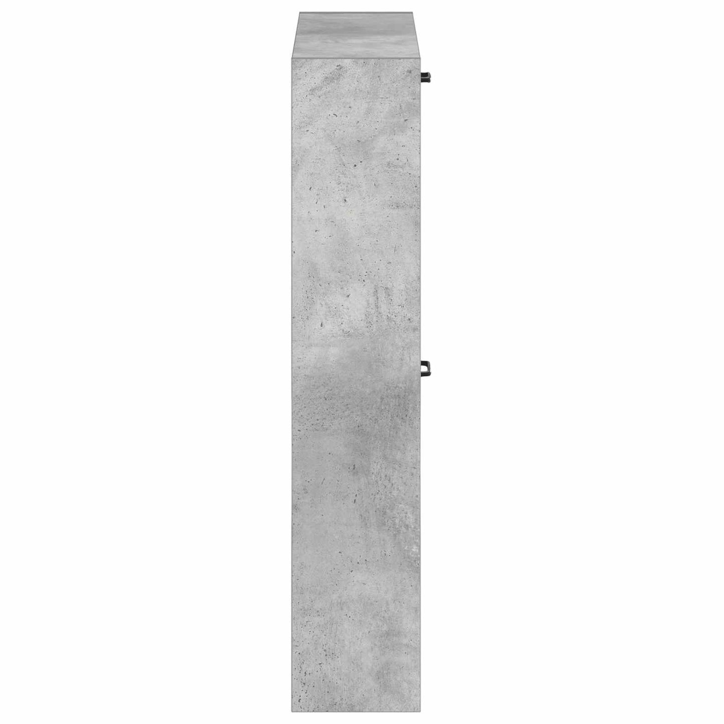 Fali Cipőtartó HOORN 71 x 17 x 86 cm Szerelt Fa Betonszürke