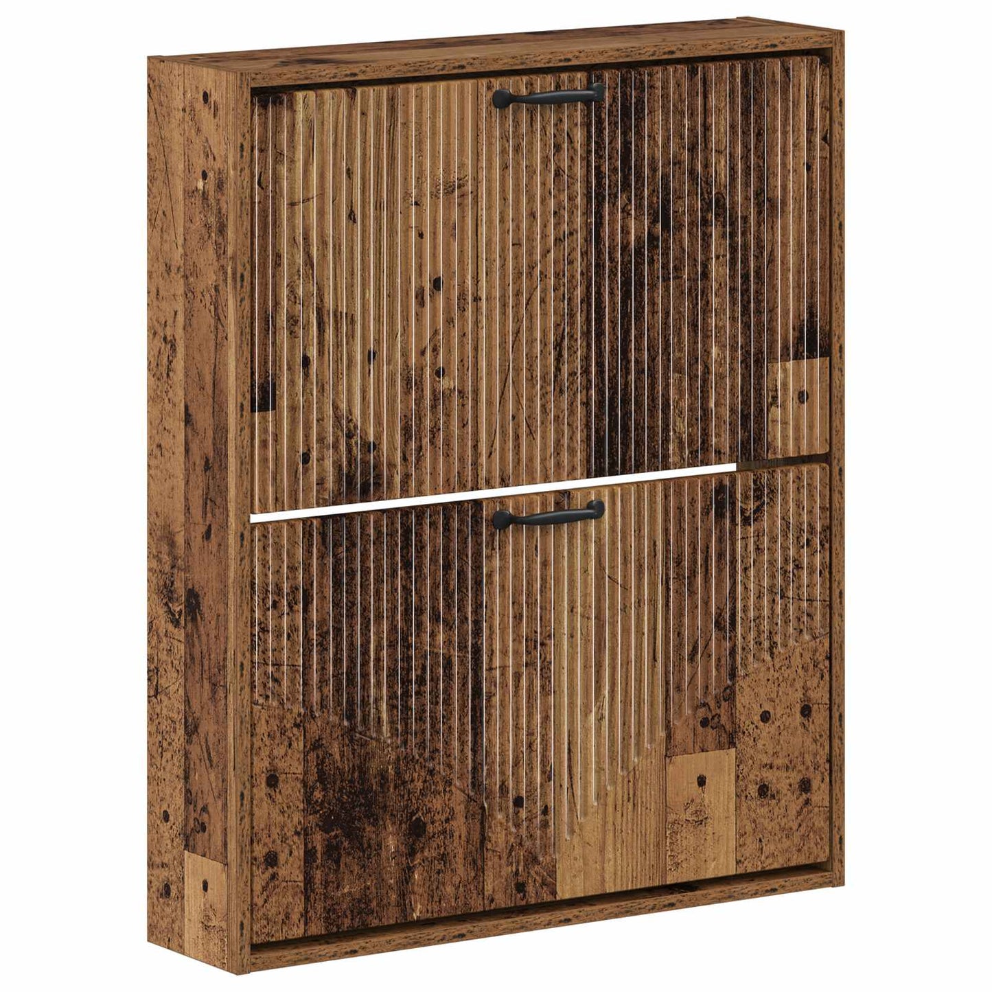 Fali Cipőtartó HOORN 71 x 17 x 86 cm Szerelt Fa Antik Fa