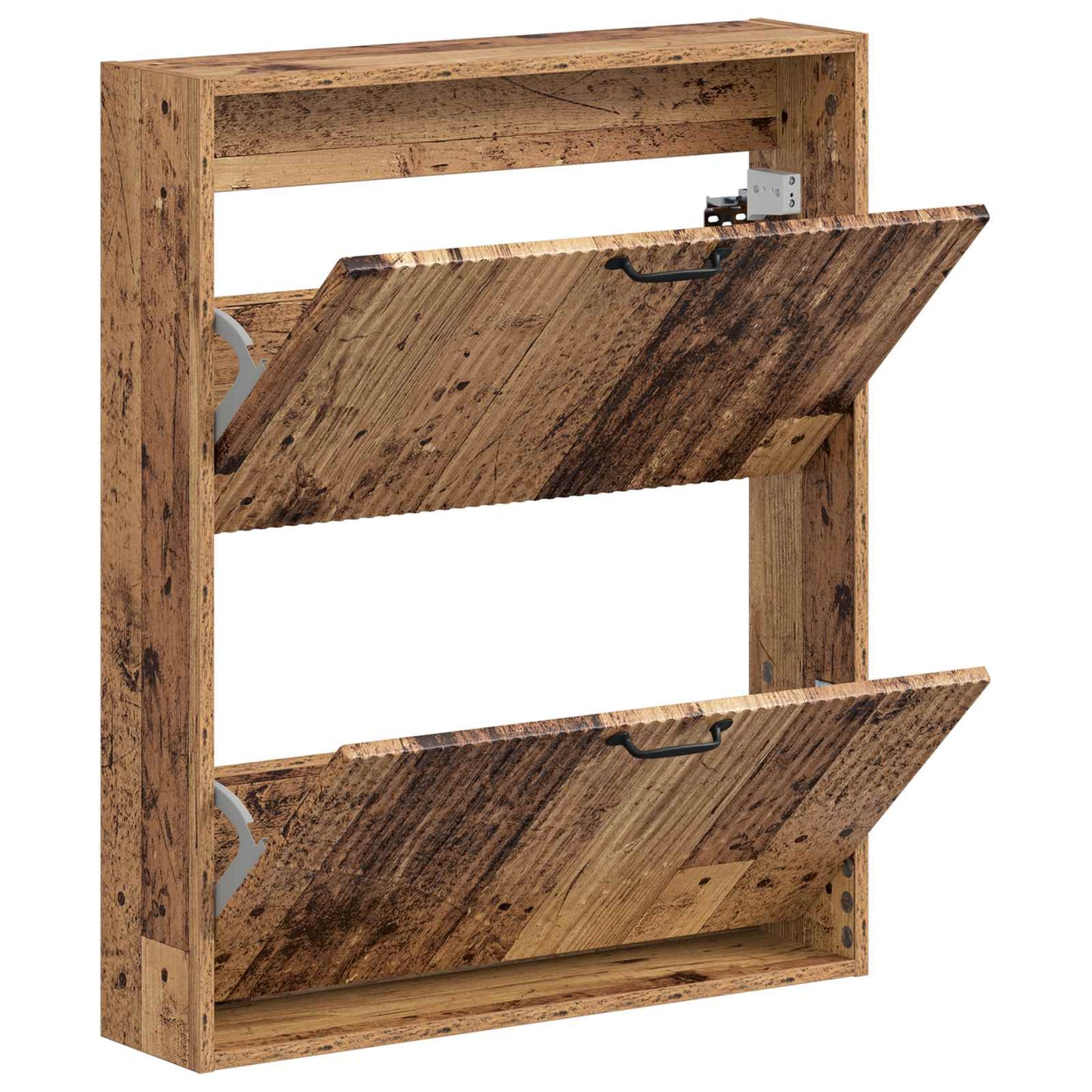 Fali Cipőtartó HOORN 71 x 17 x 86 cm Szerelt Fa Antik Fa