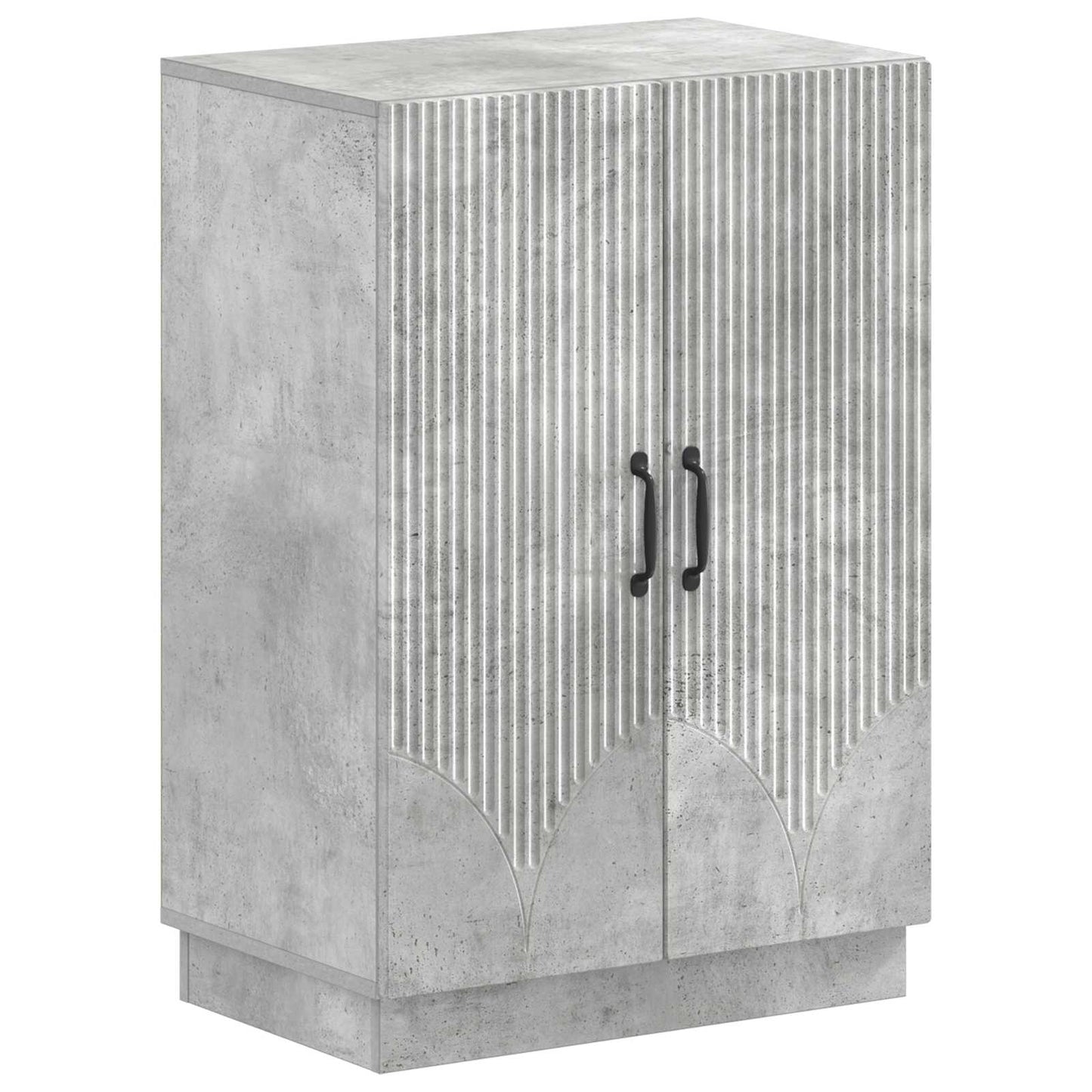 Cipőszekrény HOORN 59,5 x 39,5 x 87 cm Szerelt Fa Betonszürke