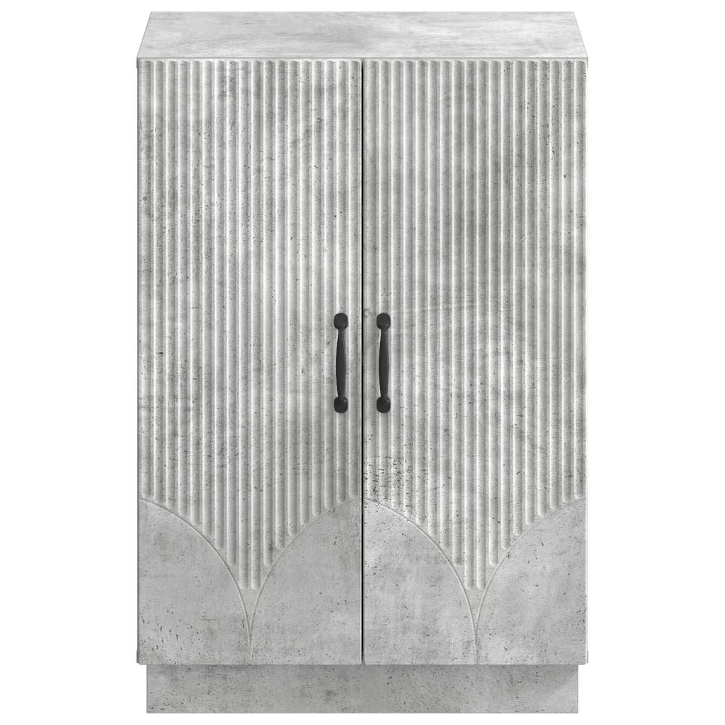 Cipőszekrény HOORN 59,5 x 39,5 x 87 cm Szerelt Fa Betonszürke