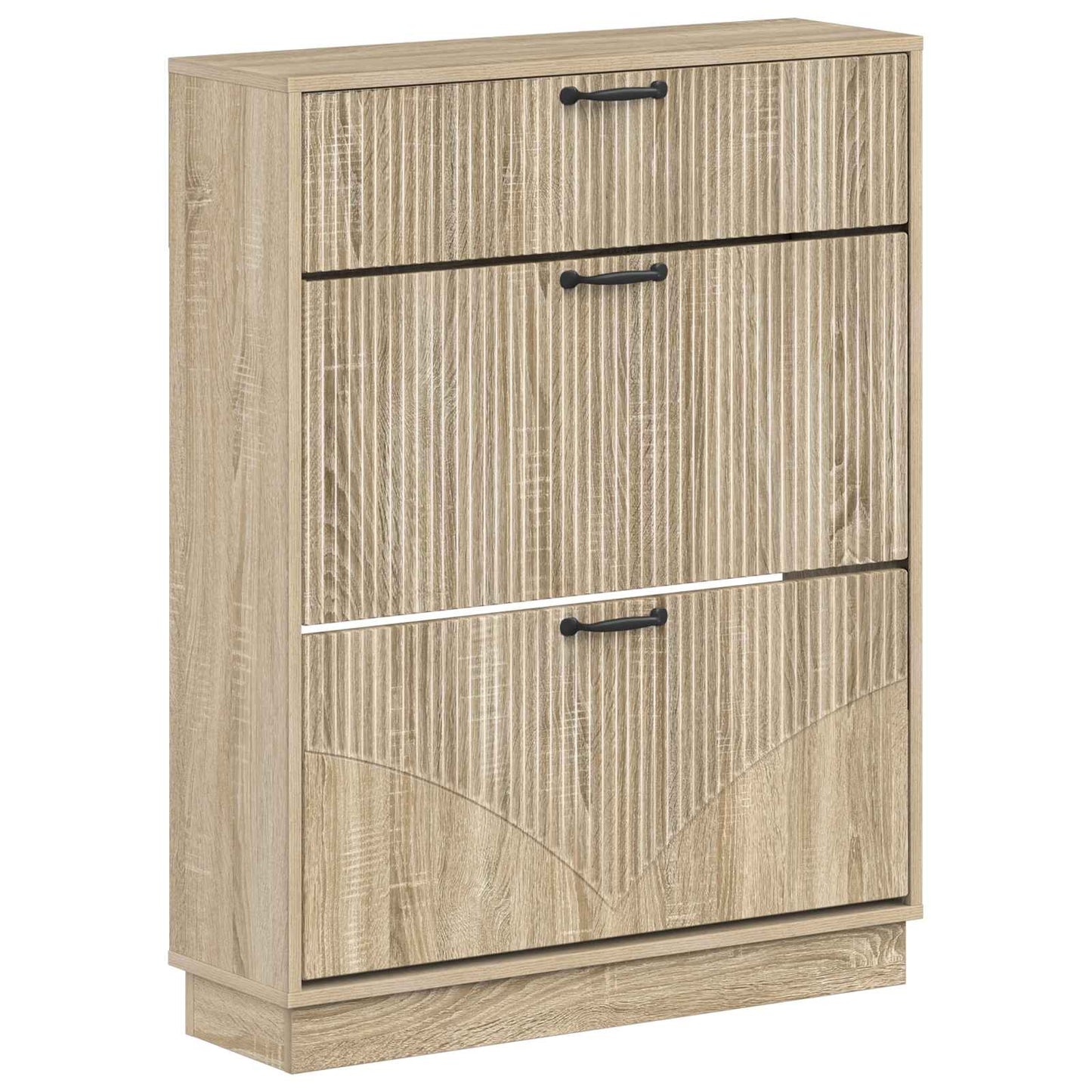 Cipőszekrény HOORN 78 x 24 x 100 cm Szerelt Fa Sonoma Tölgy