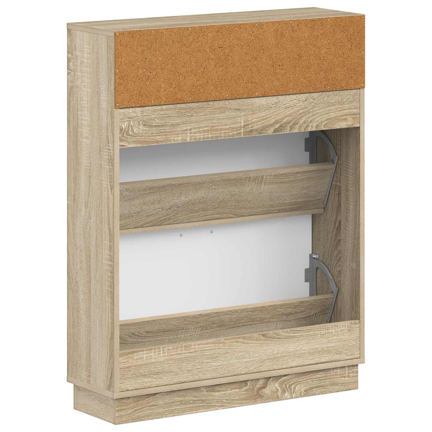 Cipőszekrény HOORN 78 x 24 x 100 cm Szerelt Fa Sonoma Tölgy