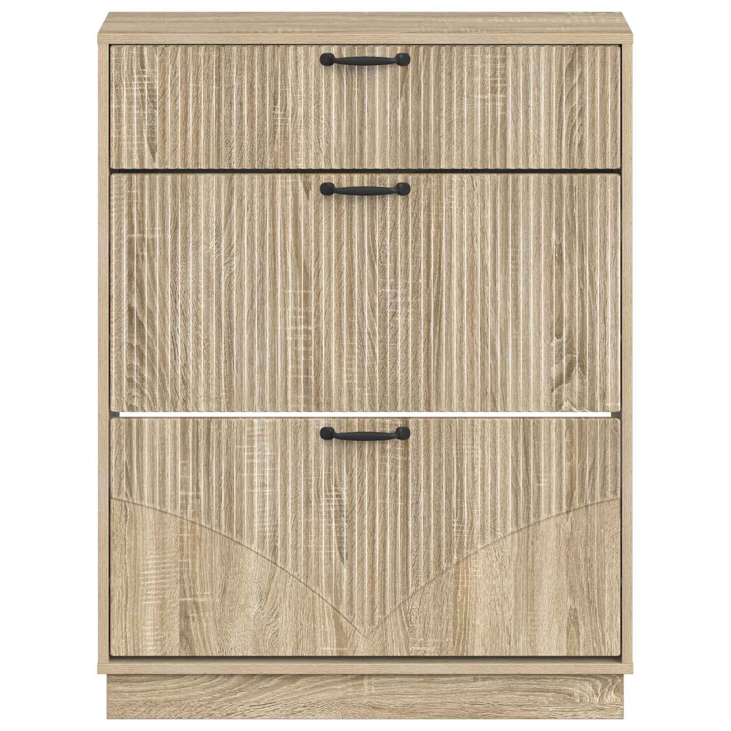 Cipőszekrény HOORN 78 x 24 x 100 cm Szerelt Fa Sonoma Tölgy