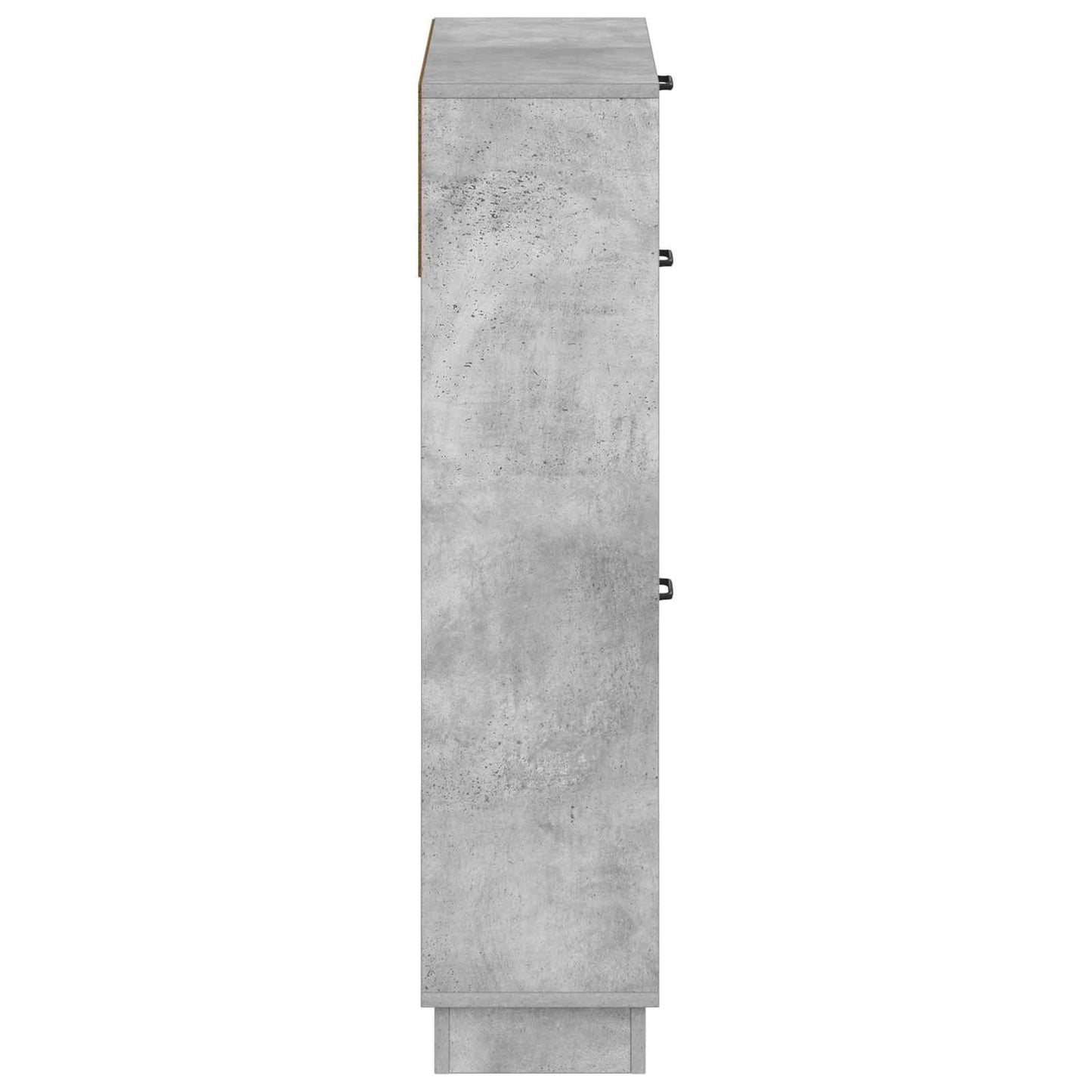 Cipőszekrény HOORN 78 x 24 x 100 cm Szerelt Fa Betonszürke