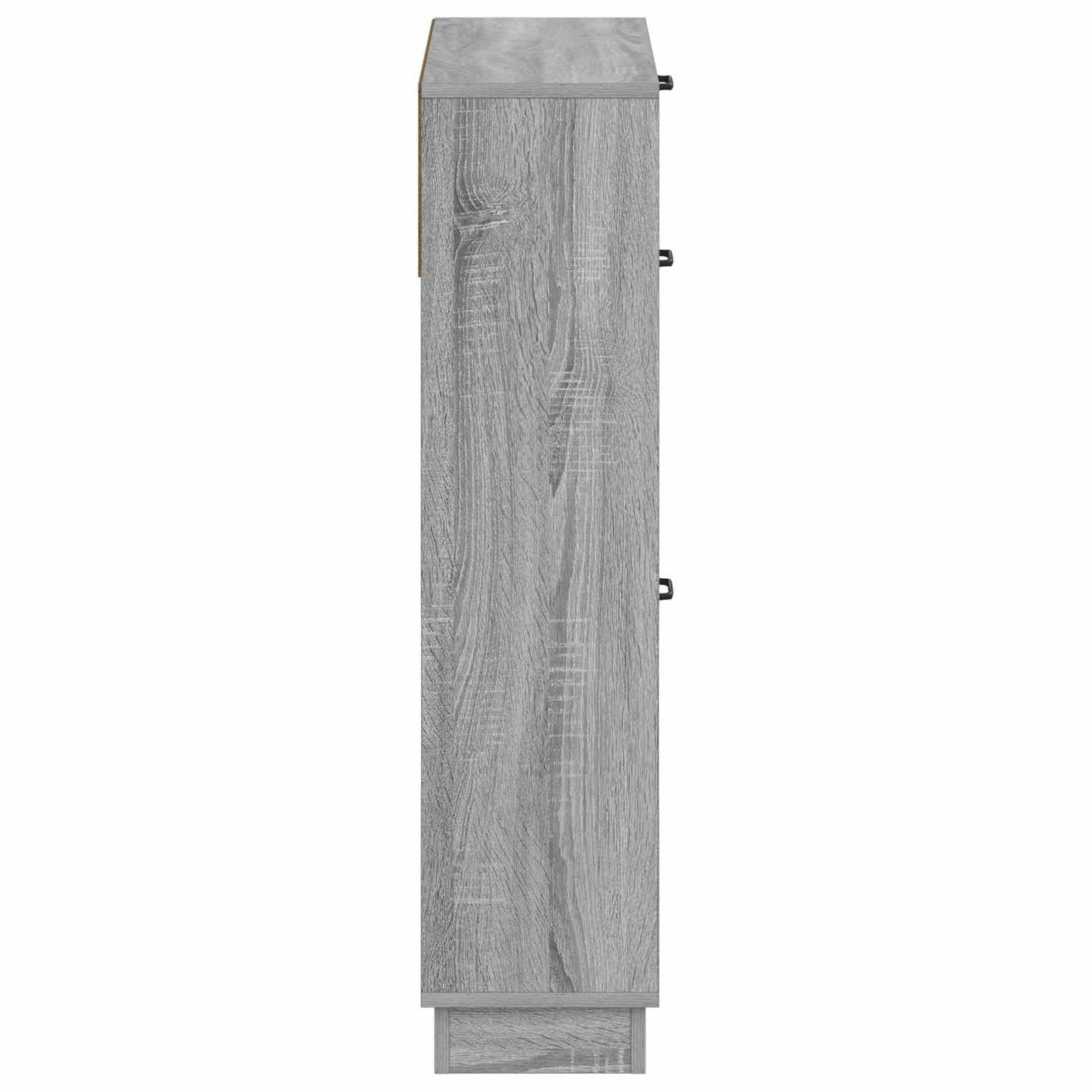 Cipőszekrény HOORN 78 x 24 x 100 cm Szerelt Fa Szürke Sonoma