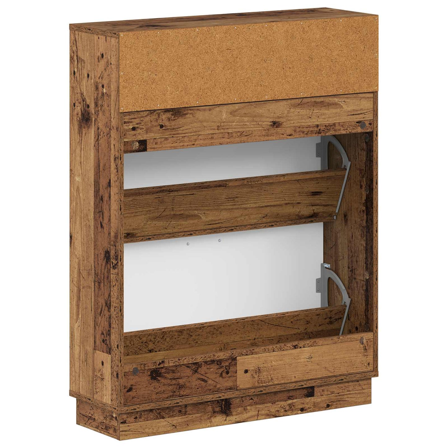 Cipőszekrény HOORN 78 x 24 x 100 cm Szerelt Fa Antik Fa