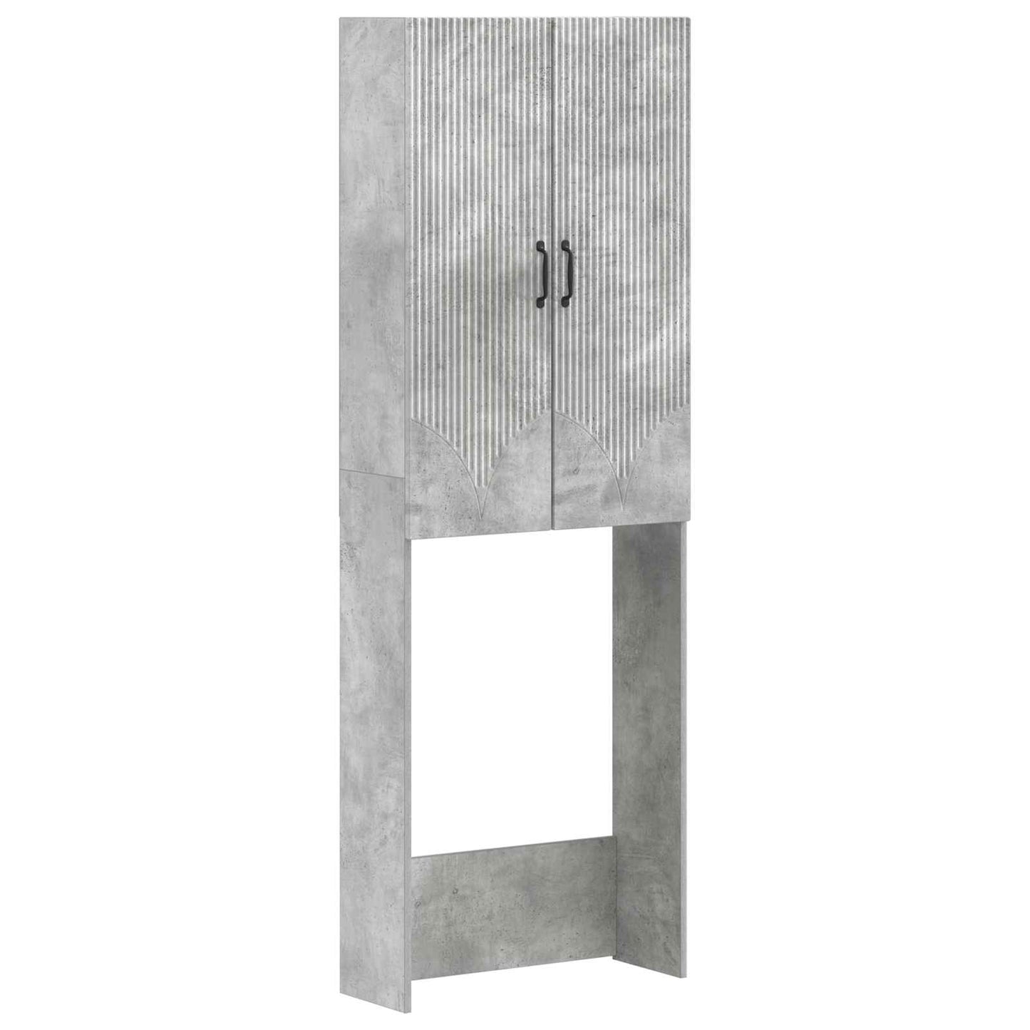 WC Szekrény HOORN Betonszürke 66 x 25,5 x 190 cm Szerelt Fa