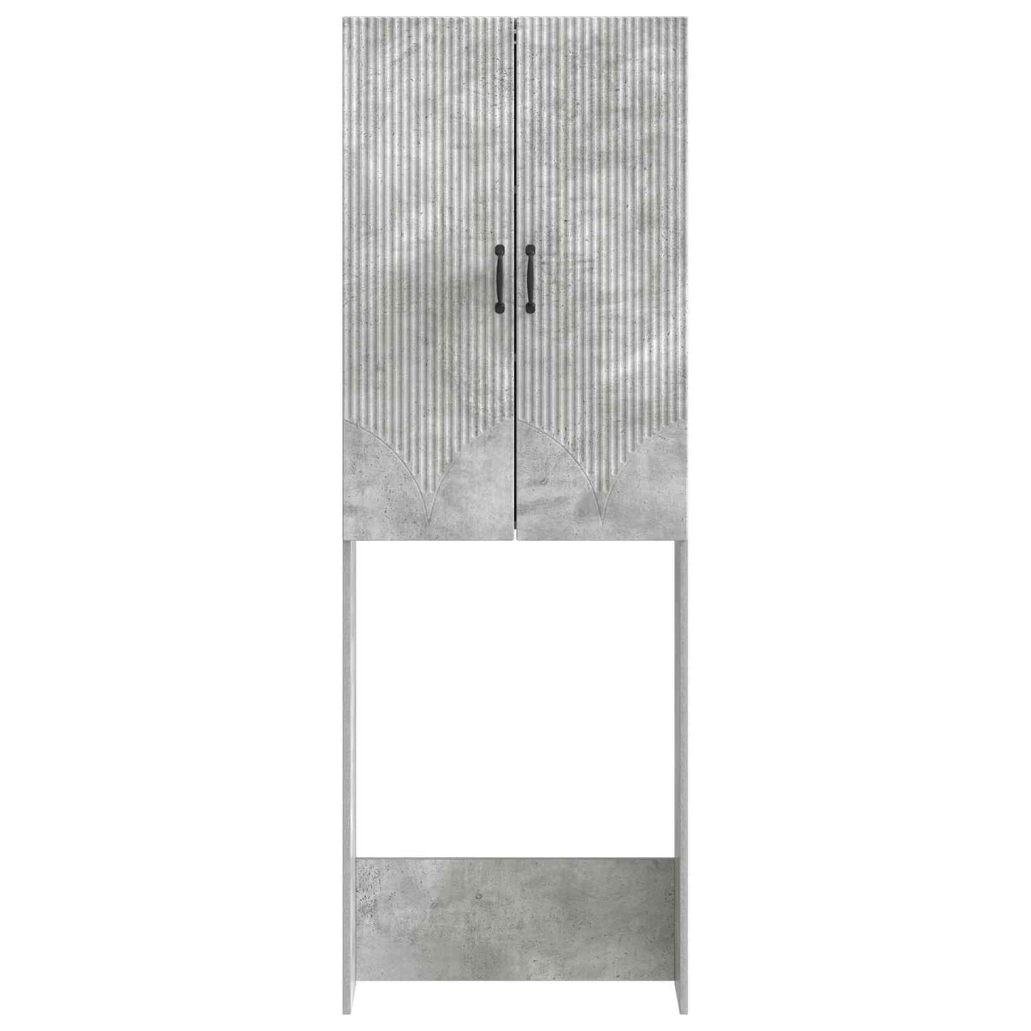 WC Szekrény HOORN Betonszürke 66 x 25,5 x 190 cm Szerelt Fa
