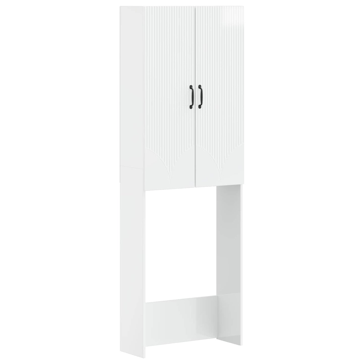 WC Szekrény HOORN Magasfényű Fehér 66 x 25,5 x 190 cm