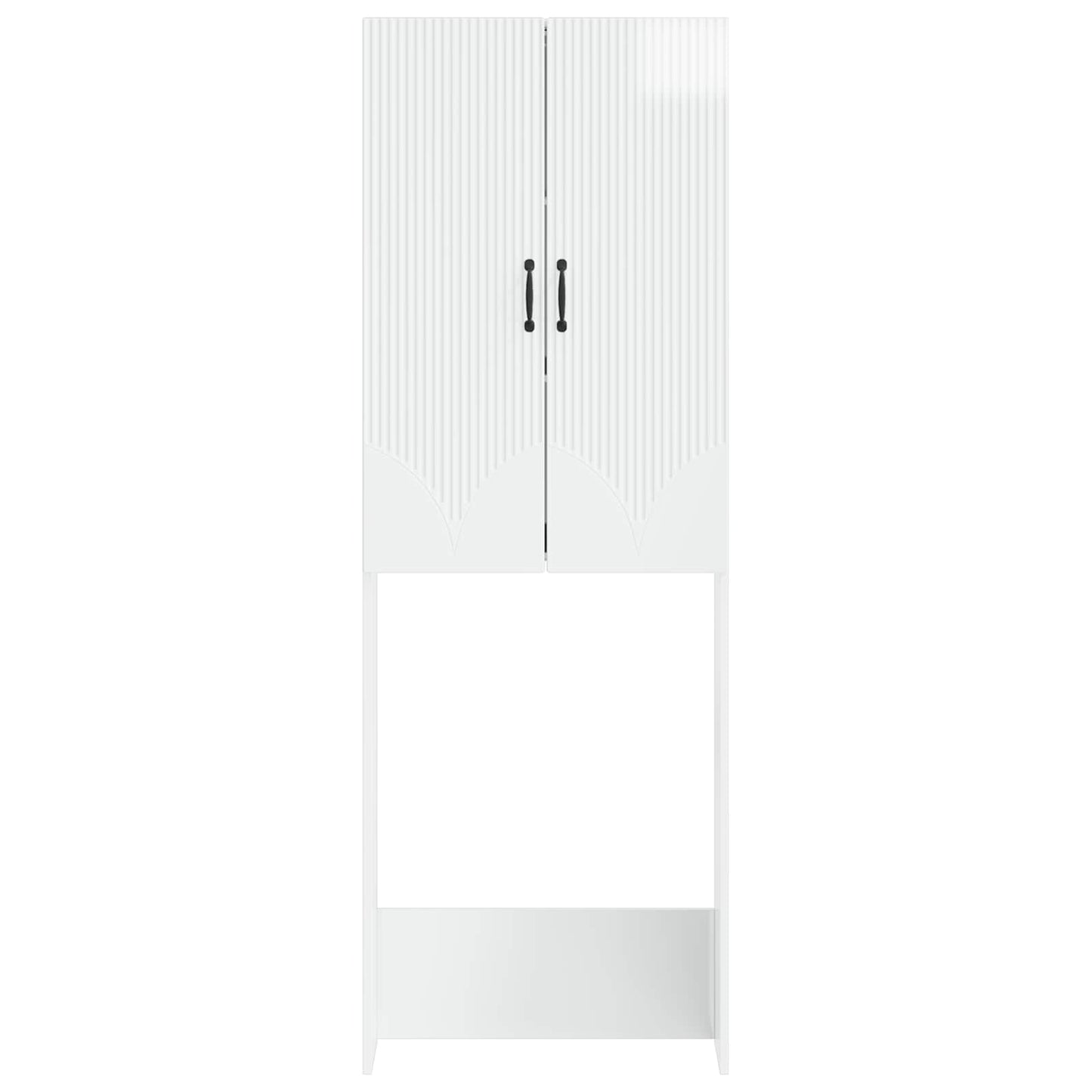 WC Szekrény HOORN Magasfényű Fehér 66 x 25,5 x 190 cm