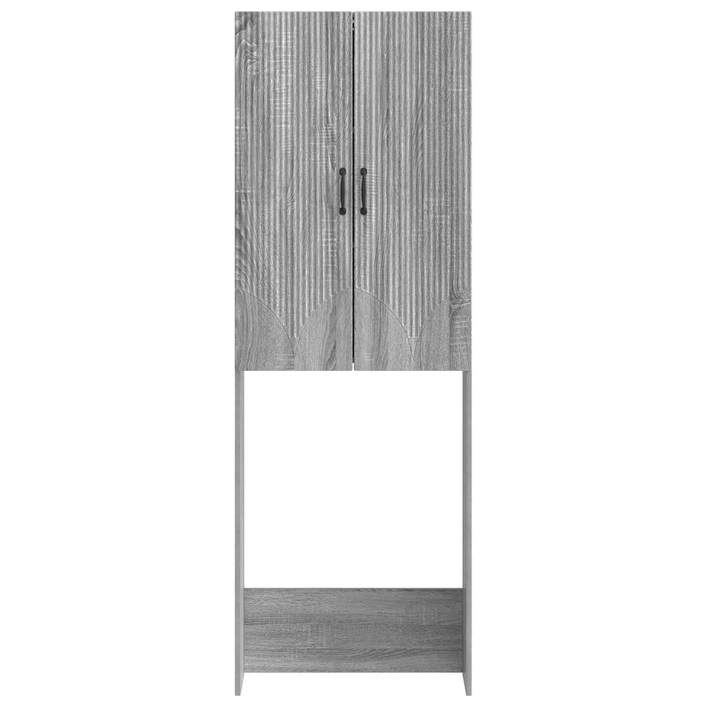 WC Szekrény HOORN Szürke Sonoma 66 x 25,5 x 190 cm Szerelt Fa