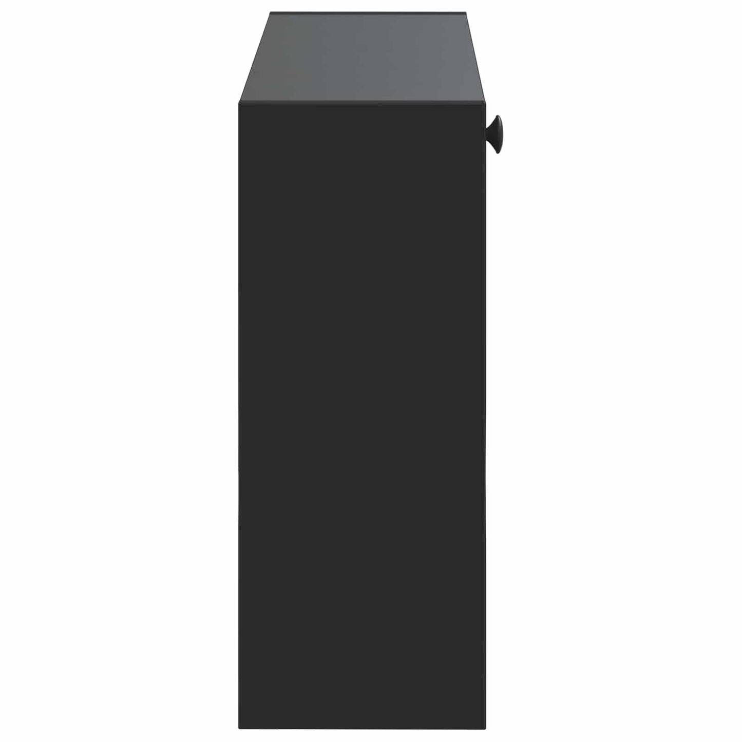 Fali Cipőtartó BREDA 71 x 17 x 43 cm Szerelt Fa Fekete