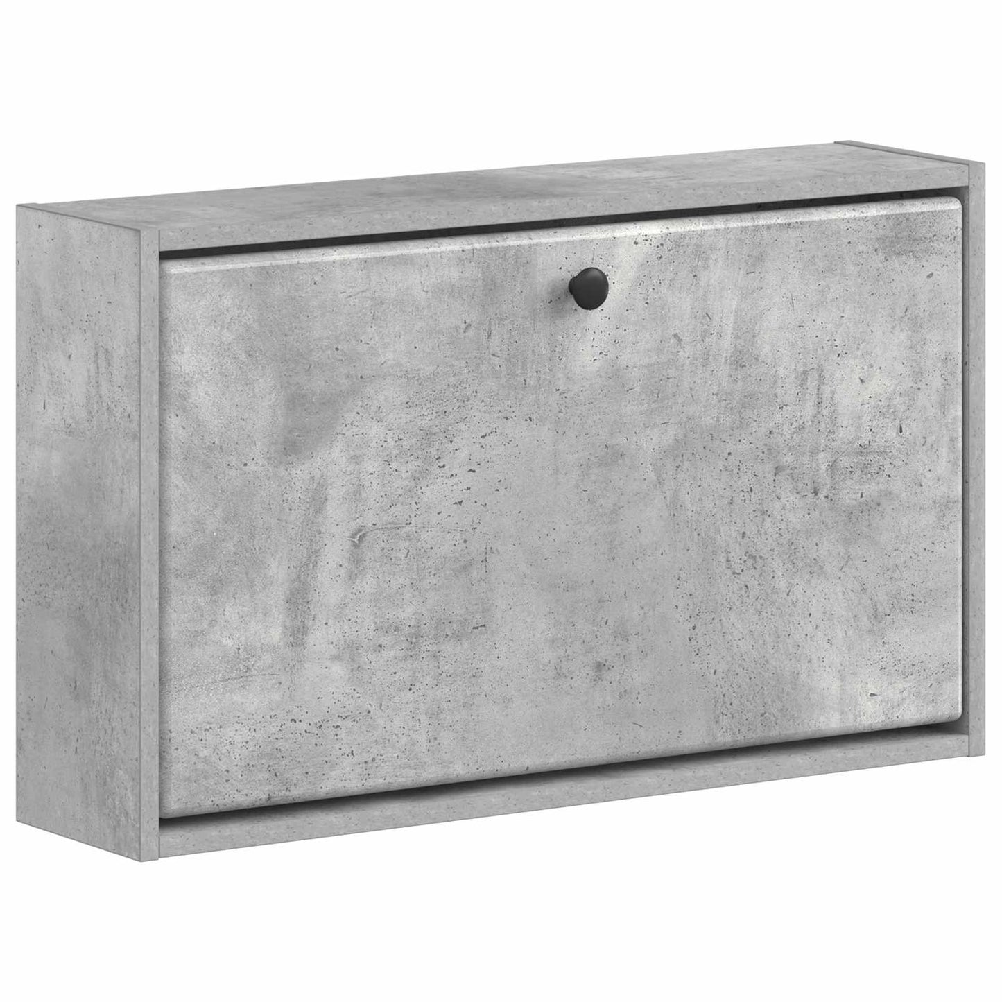 Fali Cipőtartó BREDA 71 x 17 x 43 cm Szerelt Fa Betonszürke