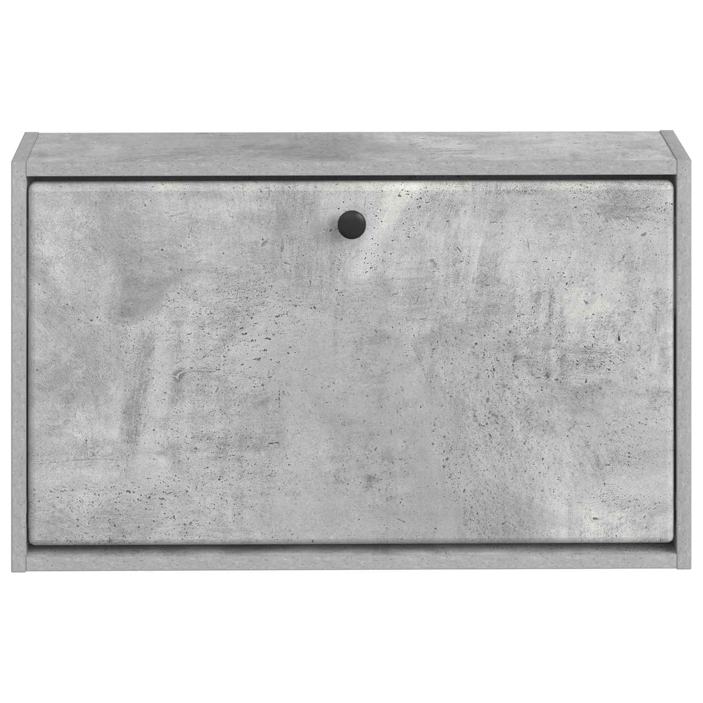 Fali Cipőtartó BREDA 71 x 17 x 43 cm Szerelt Fa Betonszürke