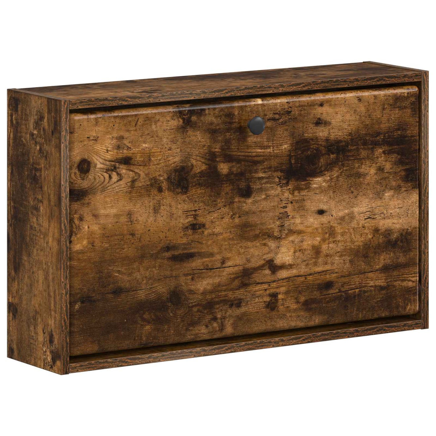 Fali Cipőtartó BREDA 71 x 17 x 43 cm Szerelt Fa Füstös Tölgy