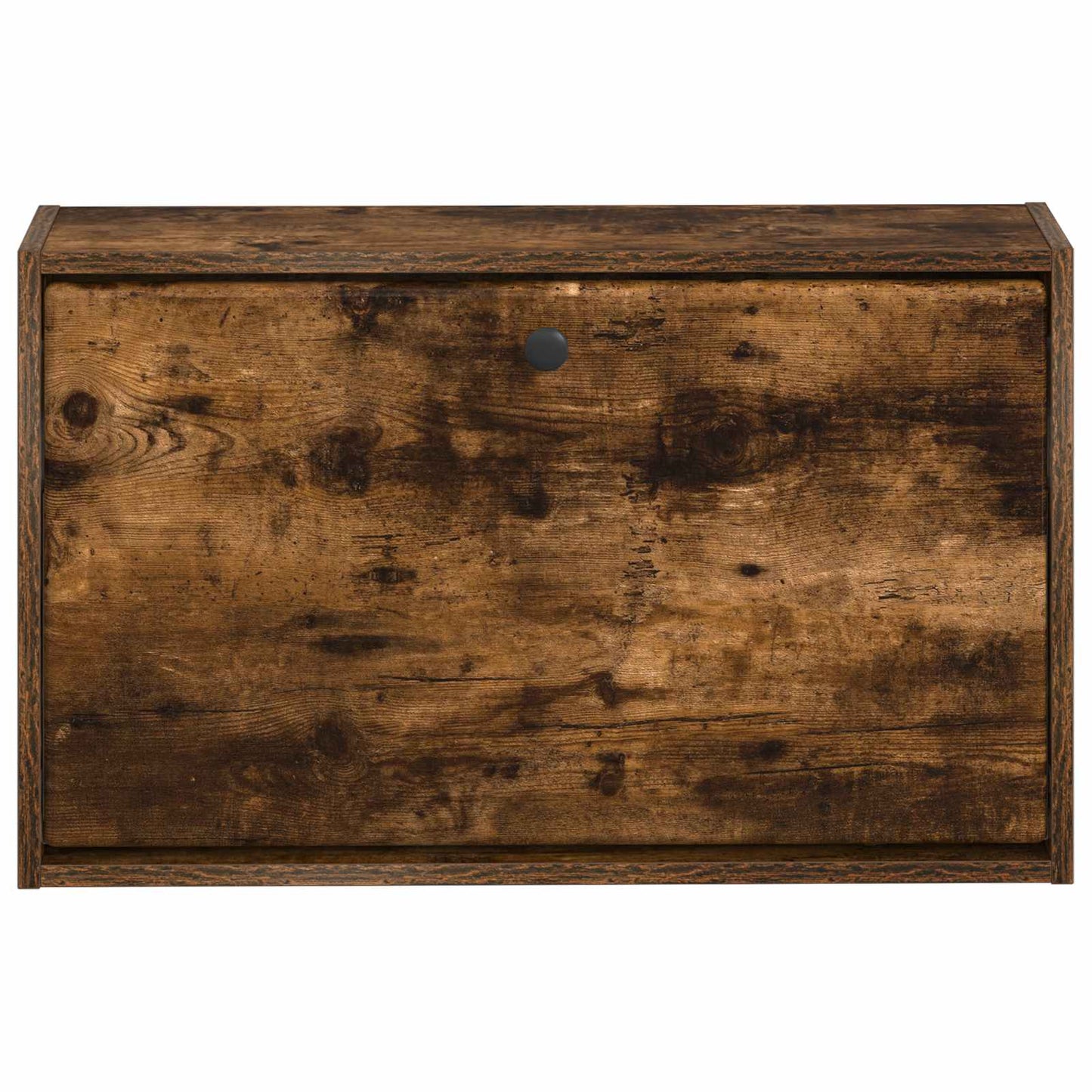 Fali Cipőtartó BREDA 71 x 17 x 43 cm Szerelt Fa Füstös Tölgy