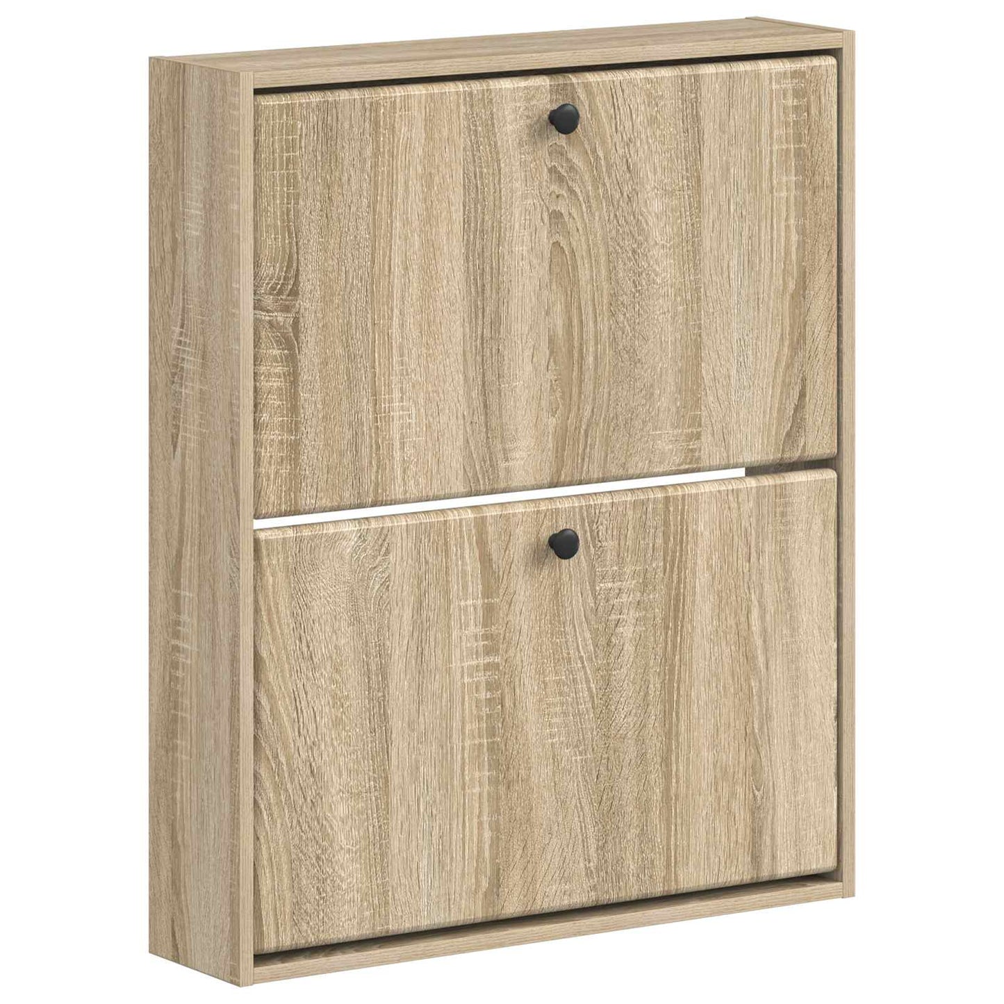Fali Cipőtartó BREDA 71 x 17 x 86 cm Szerelt Fa Sonoma Tölgy
