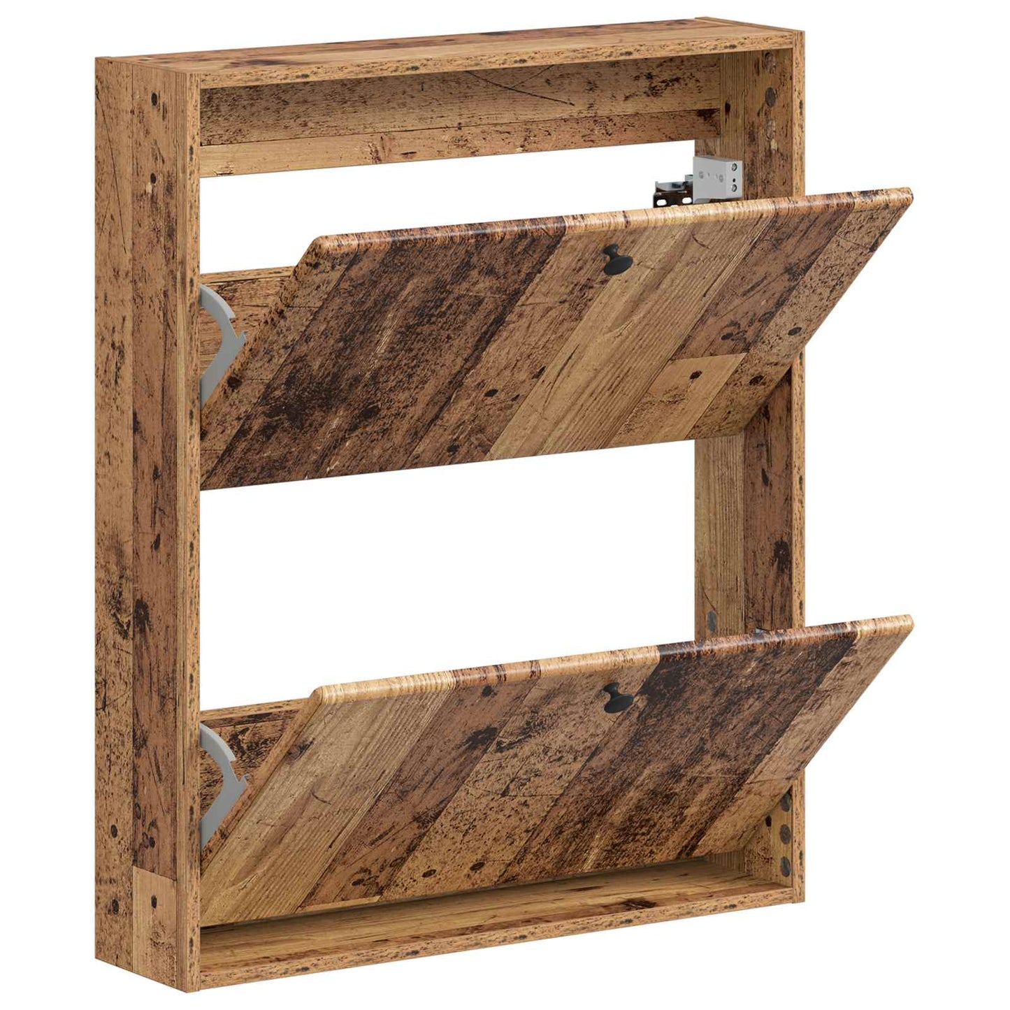 Fali Cipőtartó BREDA 71 x 17 x 86 cm Szerelt Fa Antik Fa