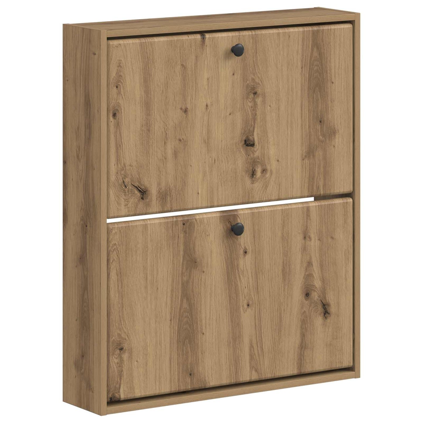 Fali Cipőtartó BREDA 71 x 17 x 86 cm Szerelt Fa Kézműves Tölgy