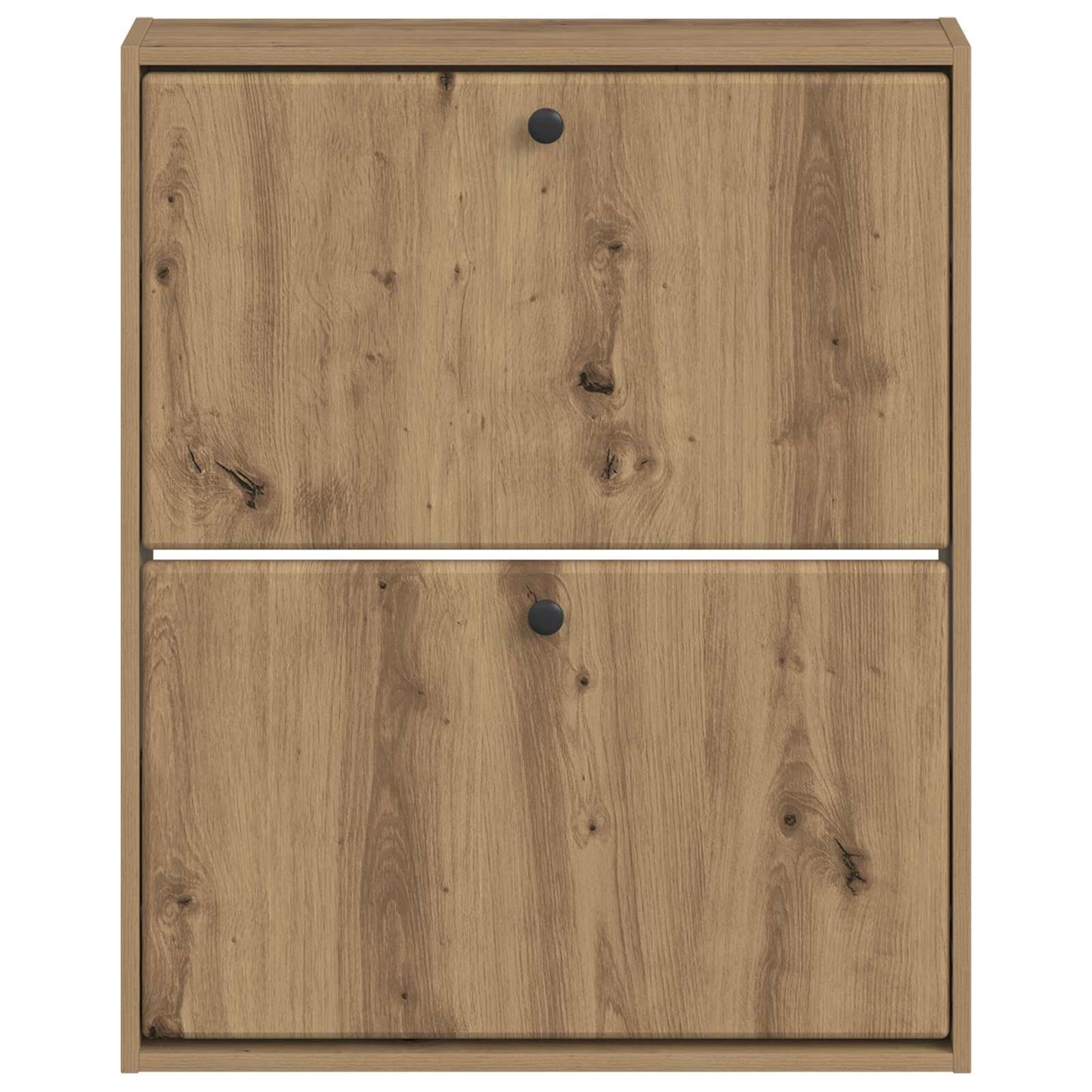 Fali Cipőtartó BREDA 71 x 17 x 86 cm Szerelt Fa Kézműves Tölgy